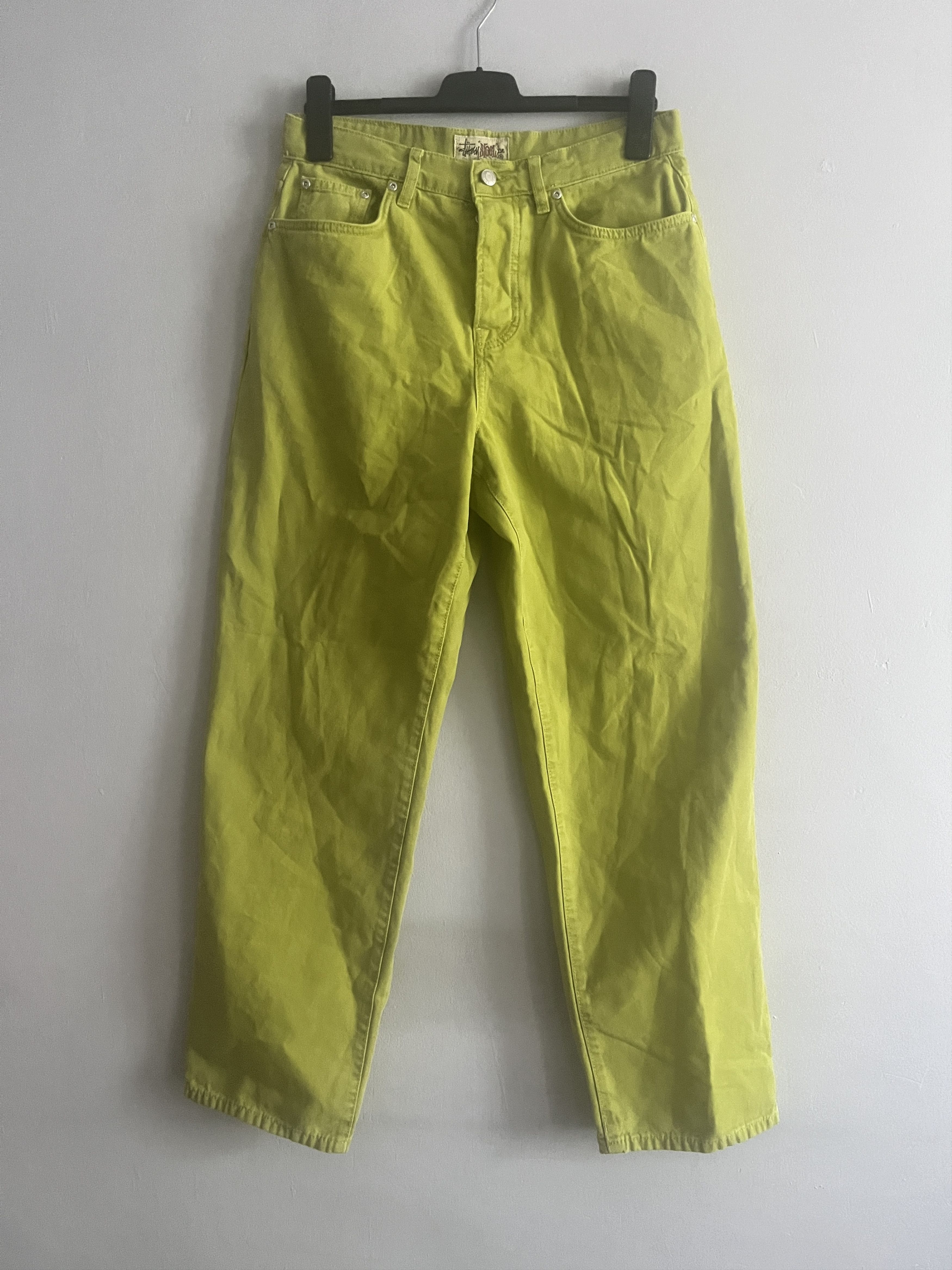 Stussy Stüssy Big Ol Jean Washed Canvas Cactus Size US 34 / EU 50 - 5 Thumbnail