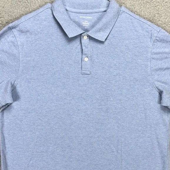 Banana Republic Banana Republic Shirt Mens L Blue Pique Men Polo Short Sleeve Casual Rugby Cotton Size US L / EU 52-54 / 3 - 2 Thumbnail