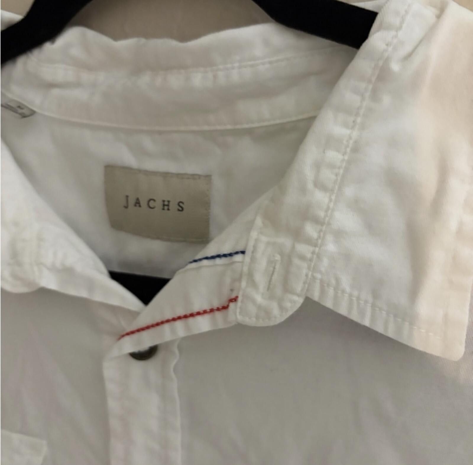 Michael Jackson Jachs Classic White Shirt with Subtle Accents Size M / US 6-8 / IT 42-44 - 4 Thumbnail