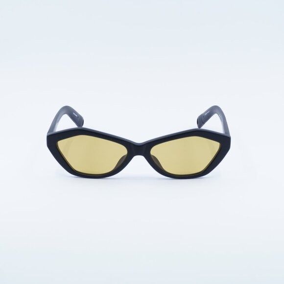 Jacquemus Jacquemus BAMBINO JAC/42 C6 Sunglasses Shiny Black Cat Eye Size ONE SIZE - 2 Thumbnail