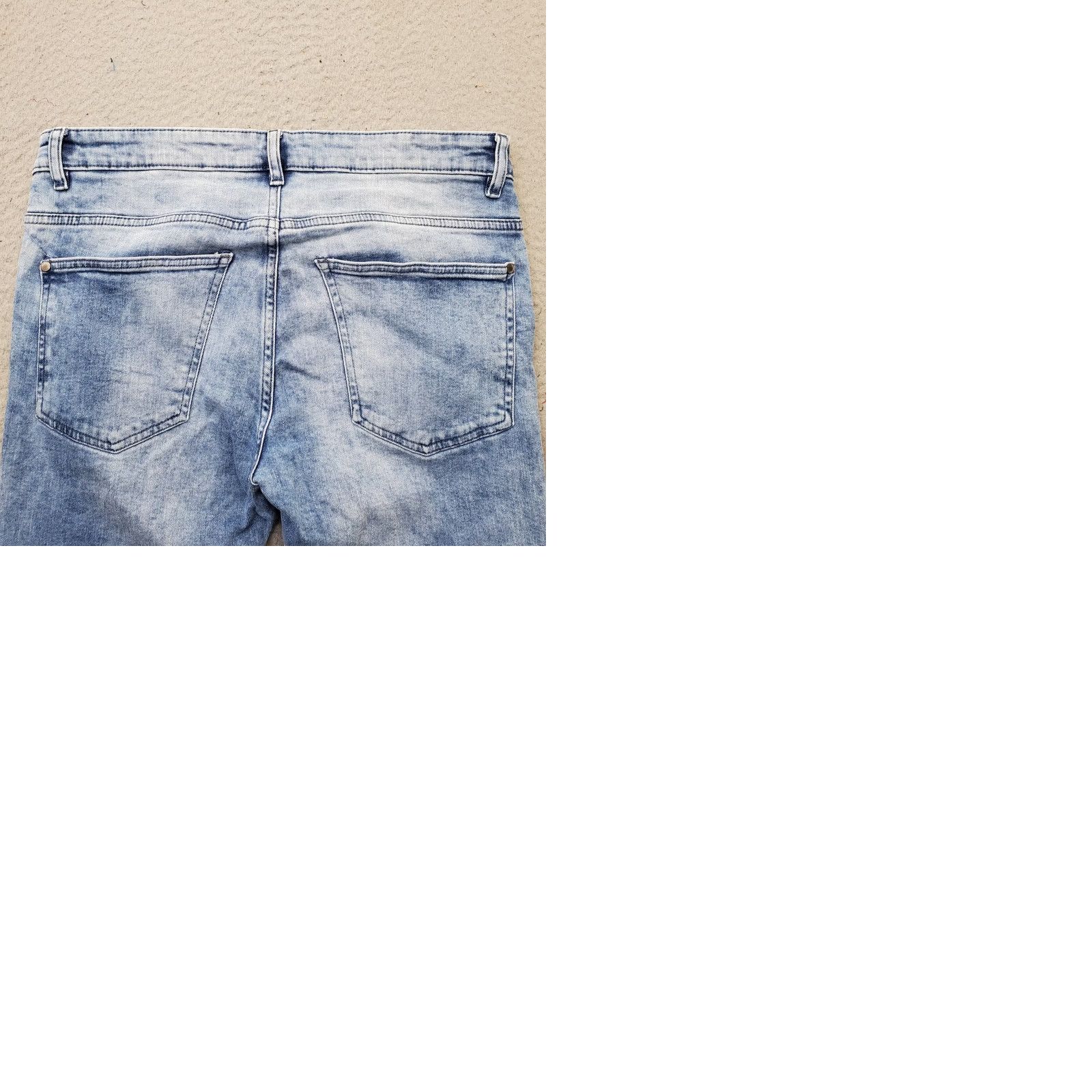 Denime Divided Womens Jeans 34 Blue Denim Stretch Pintuck Skinny Streetwear Comfort Regular 5-Pocket Denim Jeans Size 24" / US 00 / IT 34 - 9 Thumbnail