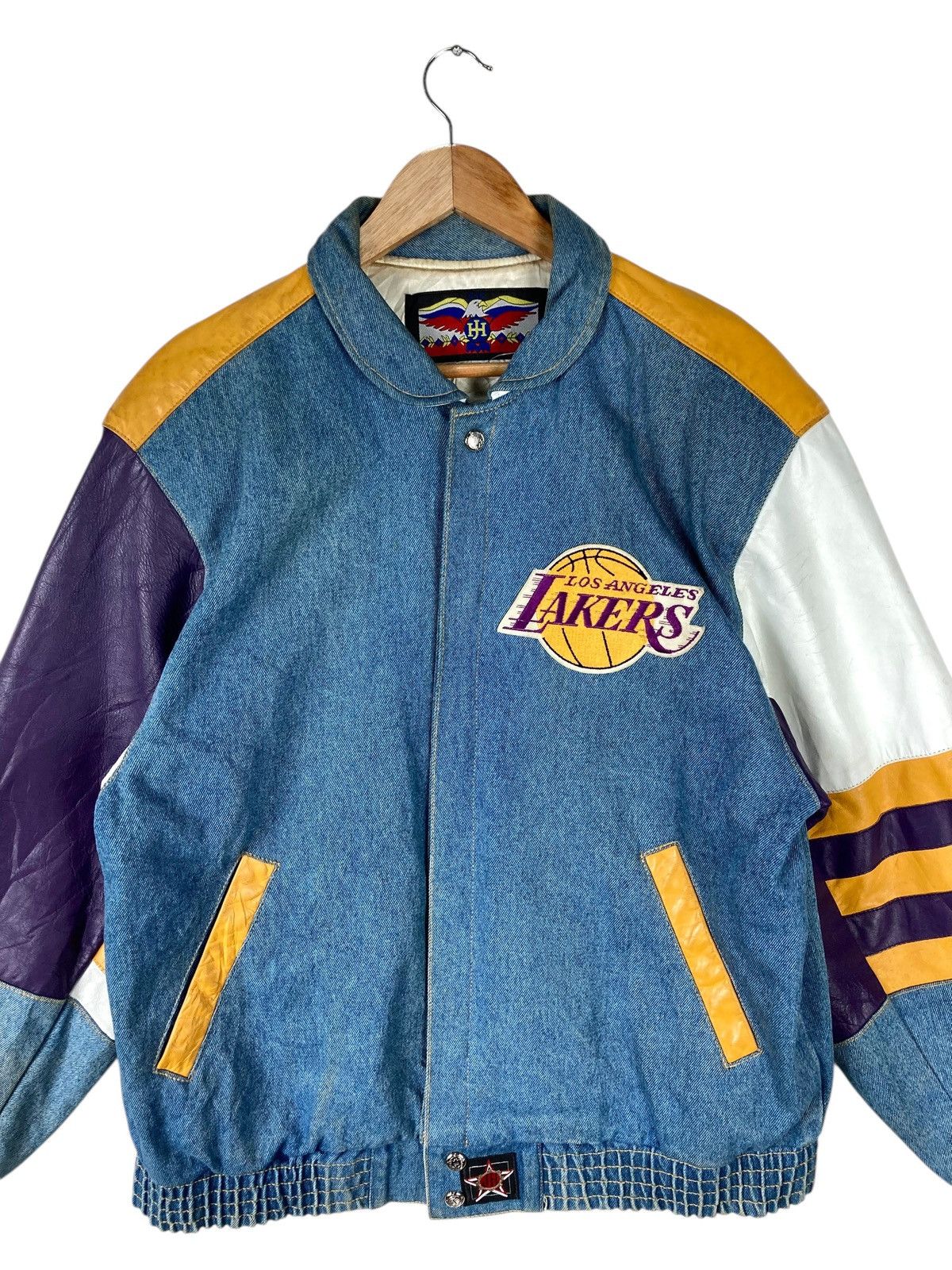 Jeff Hamilton Vintage 1993 NBA Los Angeles Lakers Jeff Hamilton Jacket Size US S / EU 44-46 / 1 - 3 Thumbnail