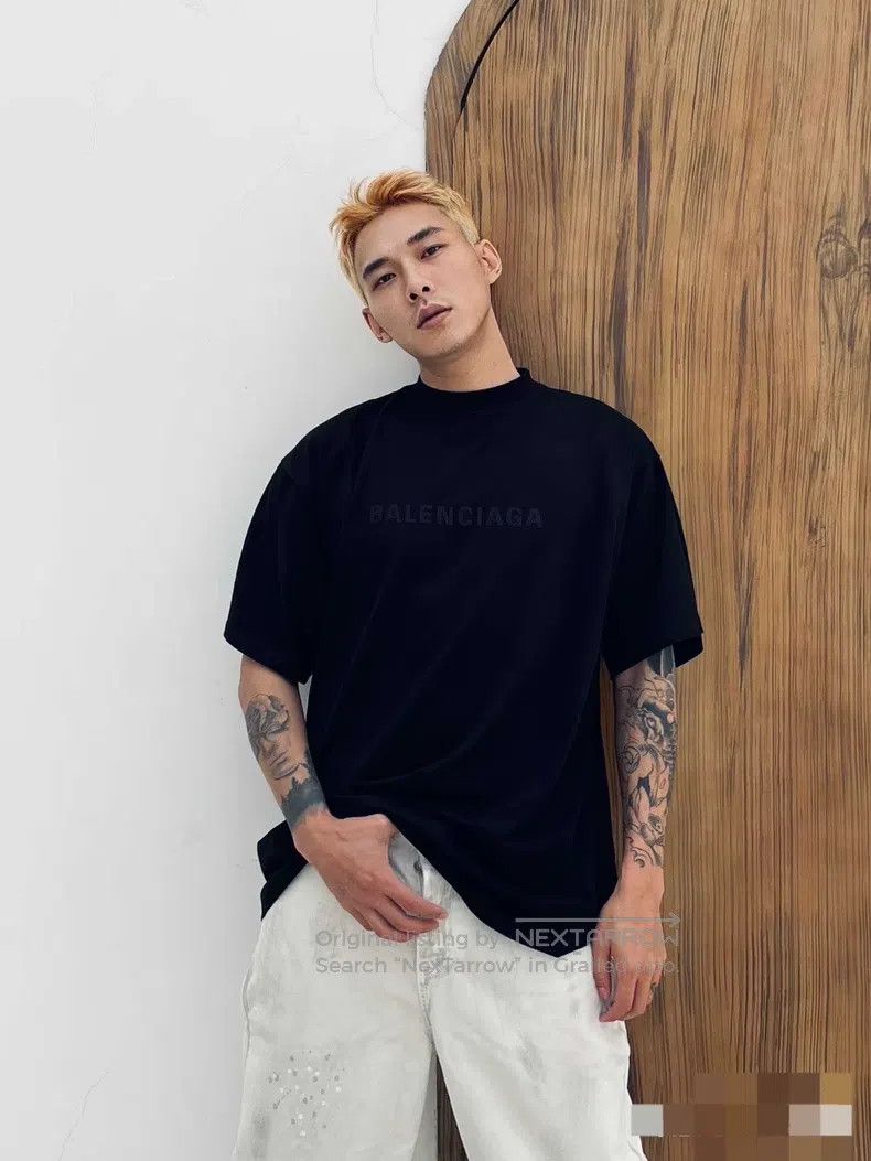 Balenciaga Balenciaga Embroidered Logo Short Sleeve Size US S / EU 44-46 / 1 - 8 Thumbnail