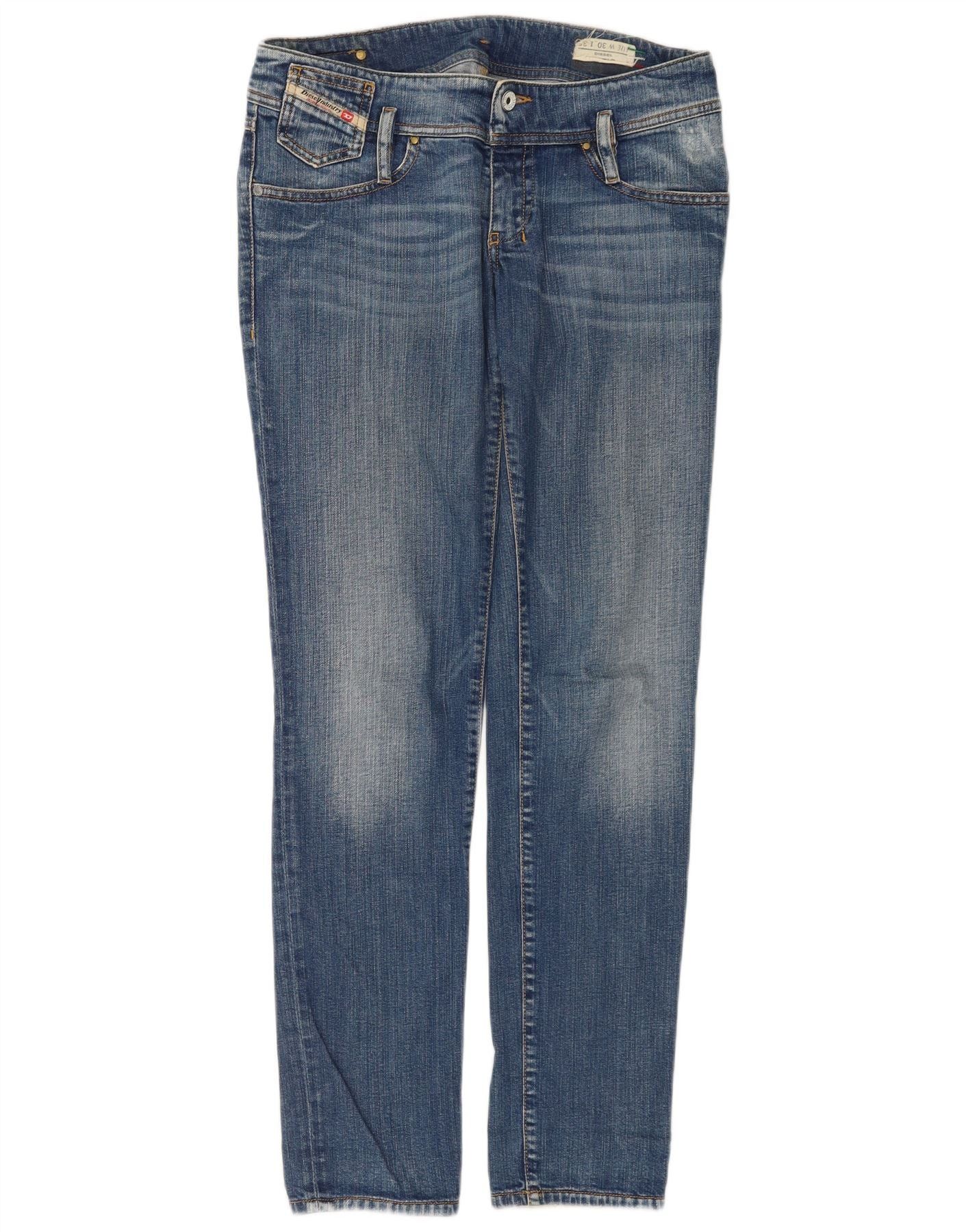 Diesel Womens Matic Slim Jeans W30 L32 Blue Cotton Size 42" / US 20 - 1 Thumbnail