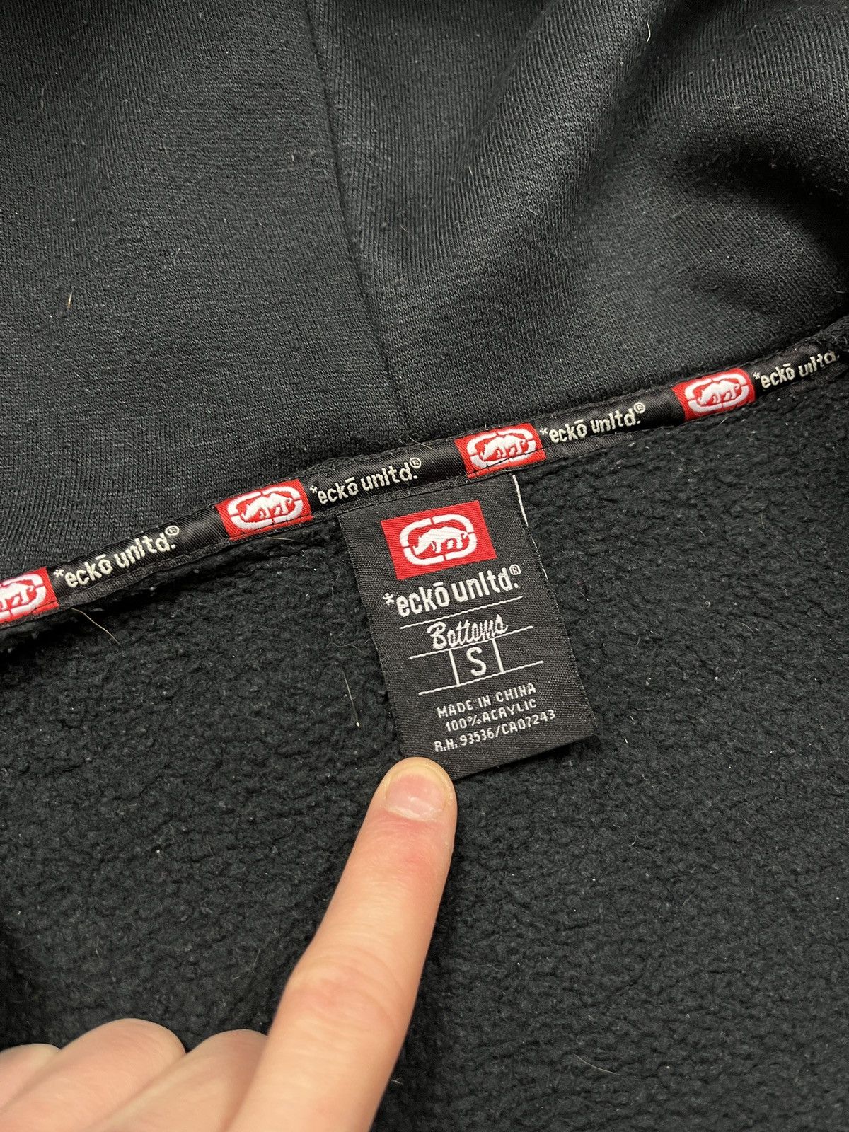 Ecko Unltd. × Vintage Vintage 00s Ecko Unltd Big Logo Embroidered Baggy Zip Hoodie Size US S / EU 44-46 / 1 - 13 Thumbnail