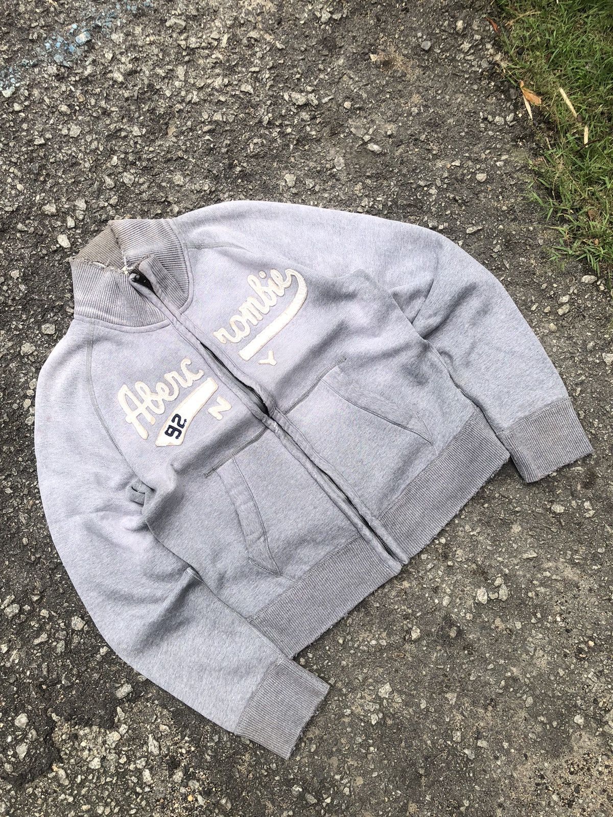 Abercrombie & Fitch Vintage Abercrombie & Fitch Big Logo Zipper Sweater Size US M / EU 48-50 / 2 - 3 Thumbnail