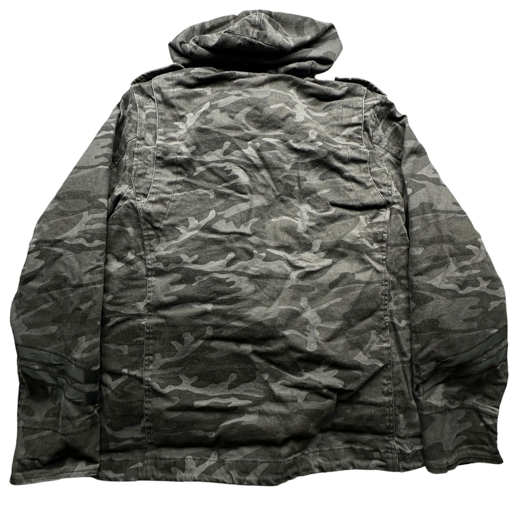 Vintage CCS Skate Goods Camo Cotton Canvas Removable Liner Hooded Jacket Mens Medium Size US M / EU 48-50 / 2 - 2 Thumbnail