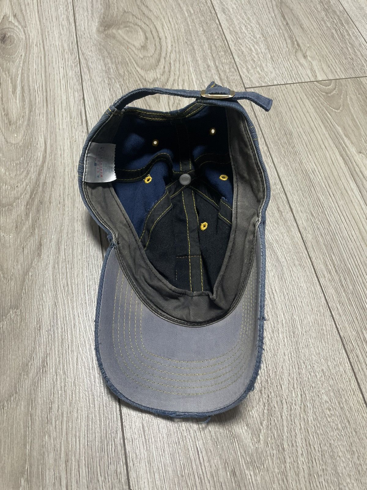 MLB × New York Yankees × Vintage Vintage 90s New York Yankees Denim Cap NY MLB Streetwear Size ONE SIZE - 10 Thumbnail