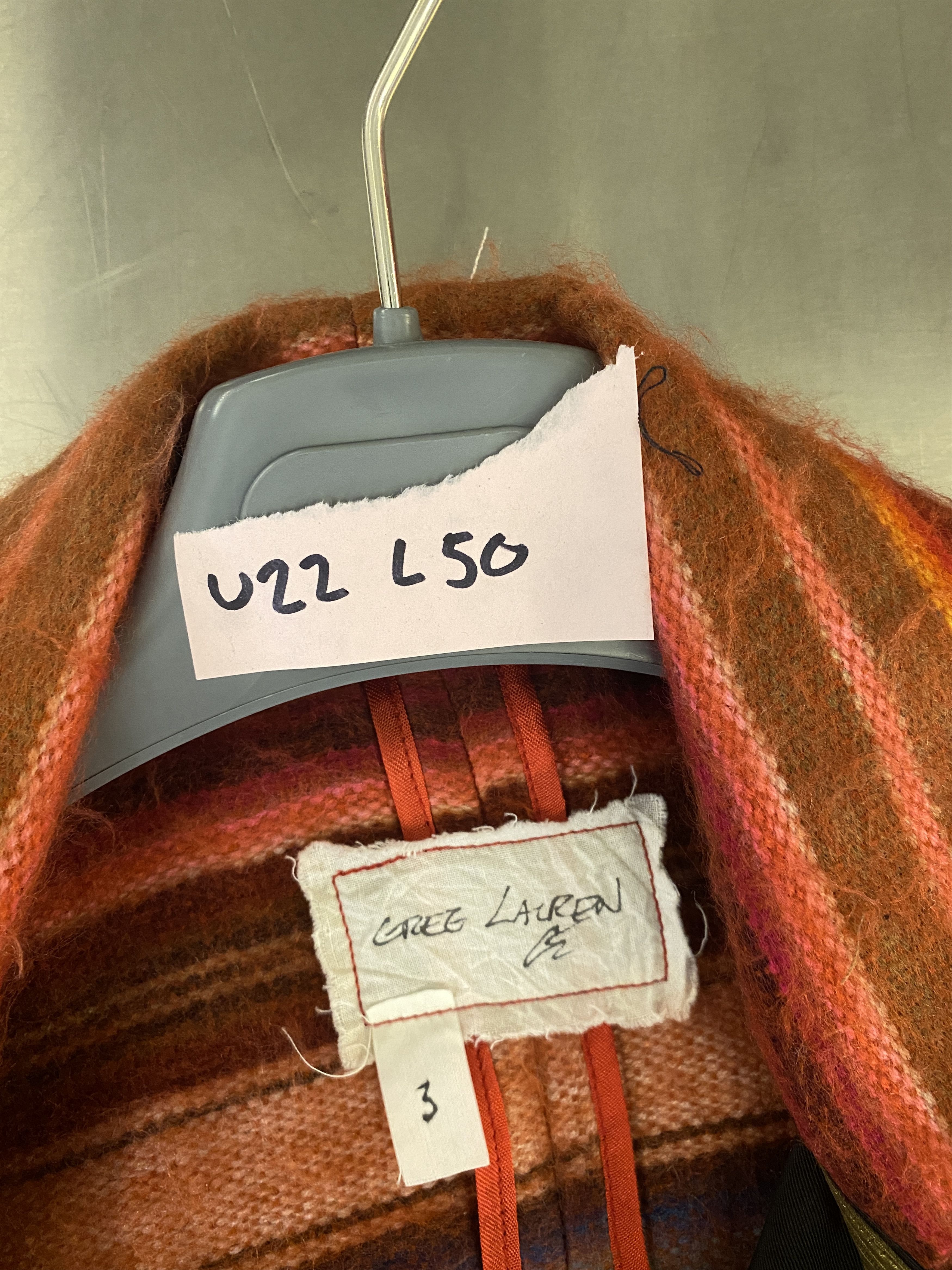 Greg Lauren Greg Lauren Sample Mohair Admiral Coat Jacket Size US L / EU 52-54 / 3 - 6 Thumbnail