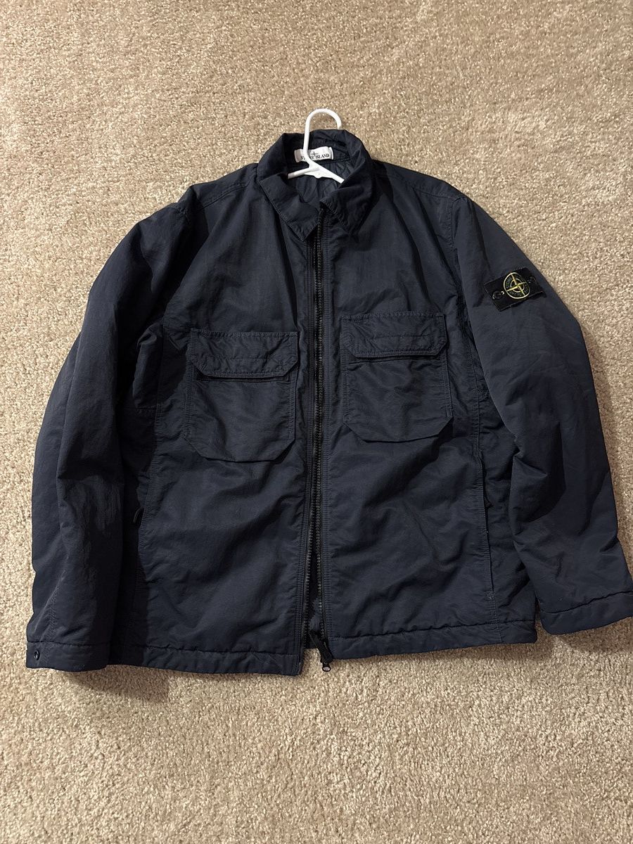 Stone Island Stone island zip up jacket nylon jacket Size US XL / EU 56 / 4 - 1 Thumbnail