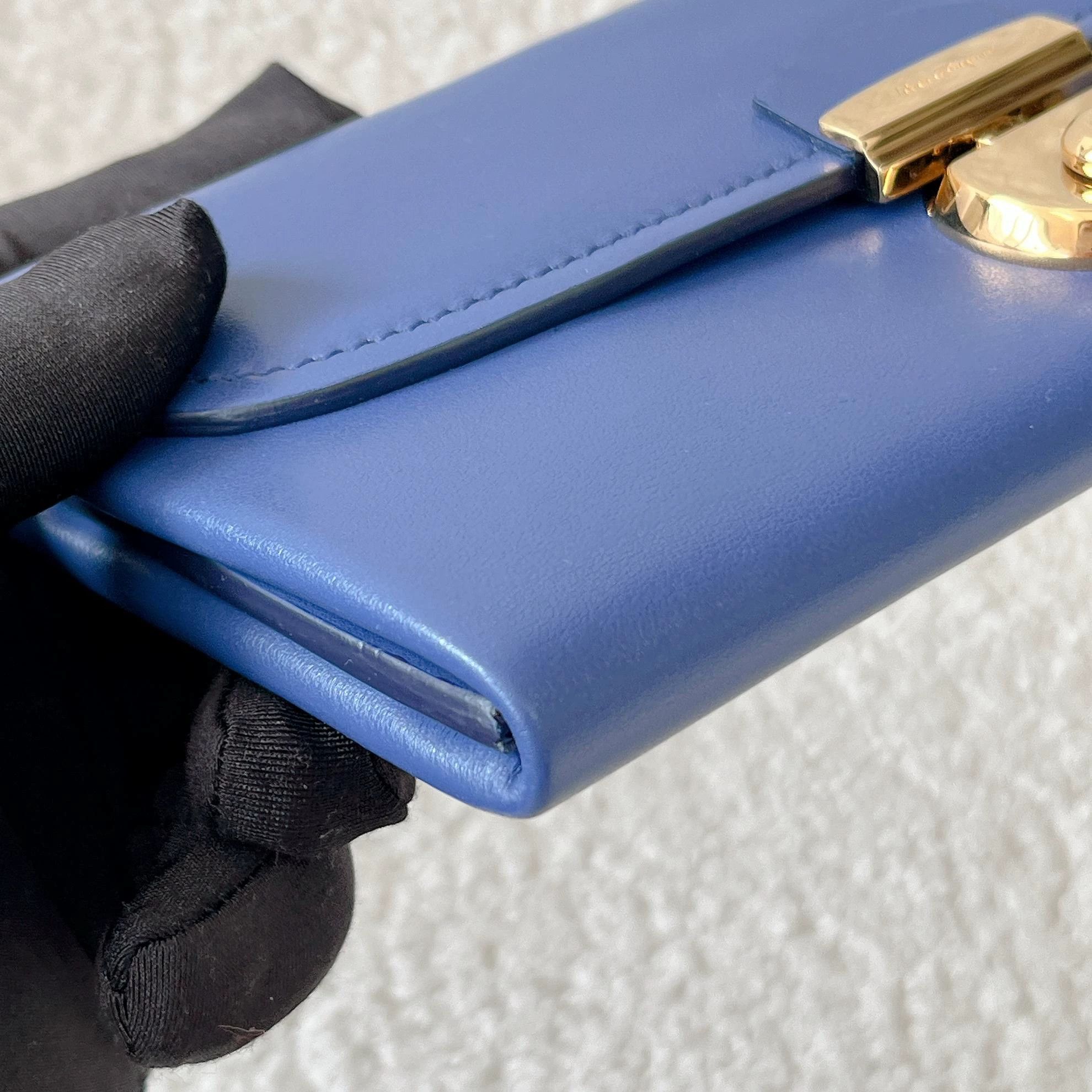 Salvatore Ferragamo FERRAGAMO blue pre-owned wallet 8144 Size ONE SIZE - 5 Thumbnail
