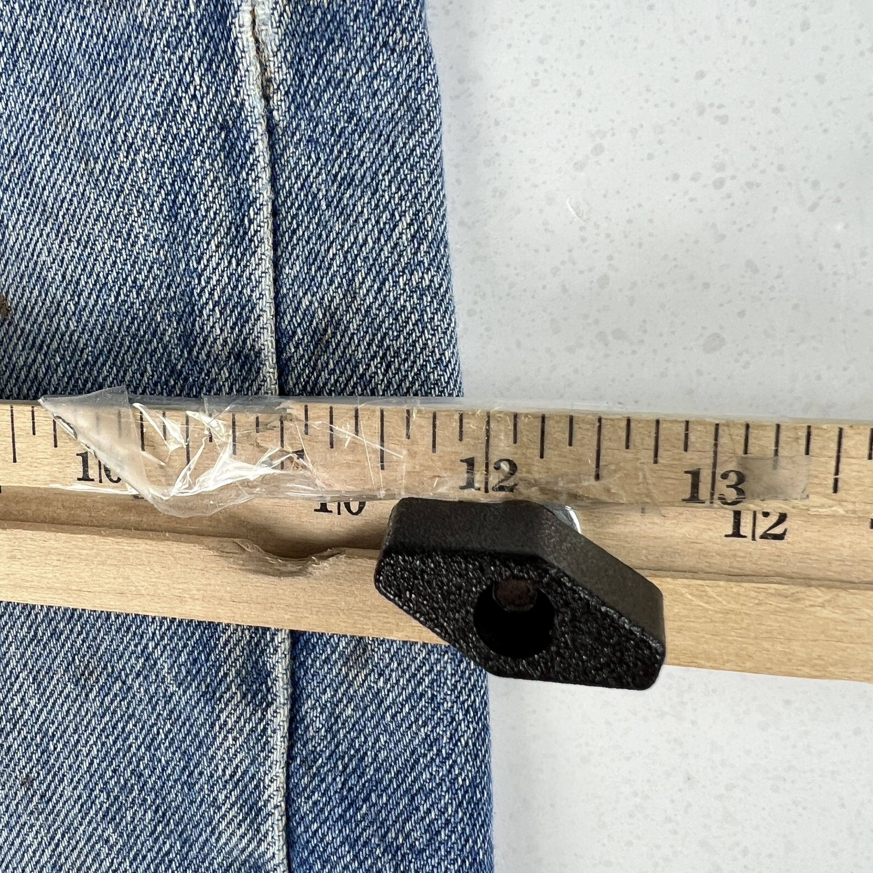 Levi's × Vintage VTG 90s Levi's Jeans 505 Straight Blue Thrashed Cotton Denim Size US 33 - 22 Thumbnail