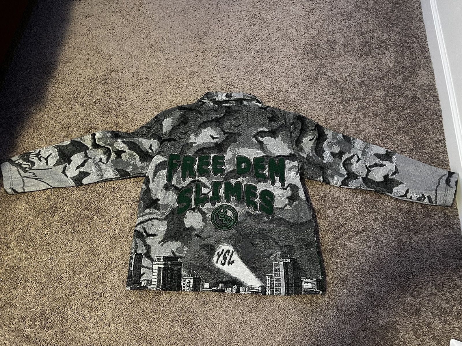 Vintage FREE THUG ZIP UP TAPESTRY Size US L / EU 52-54 / 3 - 2 Thumbnail