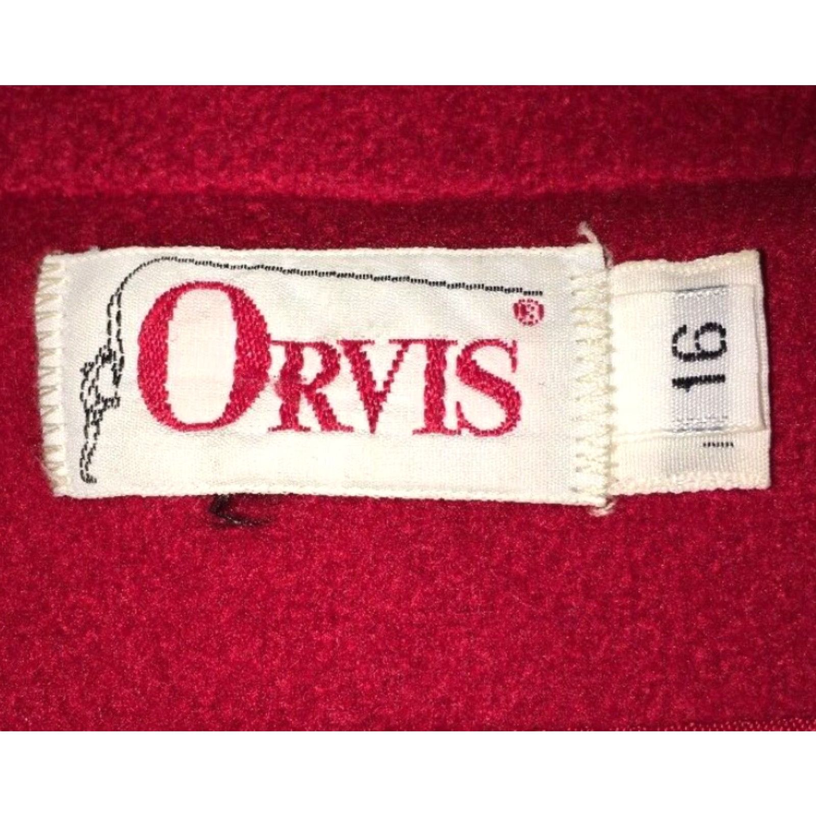 Orvis VINTAGE Orvis Womens Long Red Peacoat Coat Size 16 MADE IN USA Trench Style Size XXL / US 16-18 / IT 52-54 - 5 Thumbnail