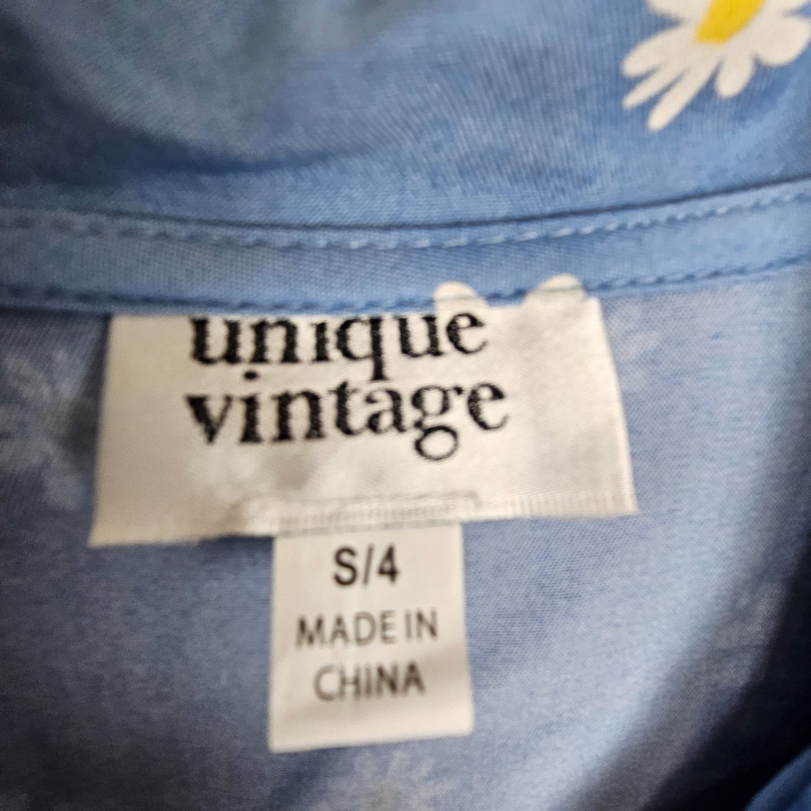 Vintage Unique Vintage Womens Daisy Floral Crop Top S Retro Pin Up Size S / US 4 / IT 40 - 5 Thumbnail