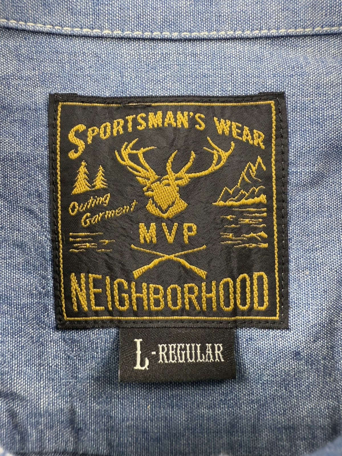 Neighborhood Neighborhood x MVP Chambray Shirt Size US L / EU 52-54 / 3 - 10 Thumbnail