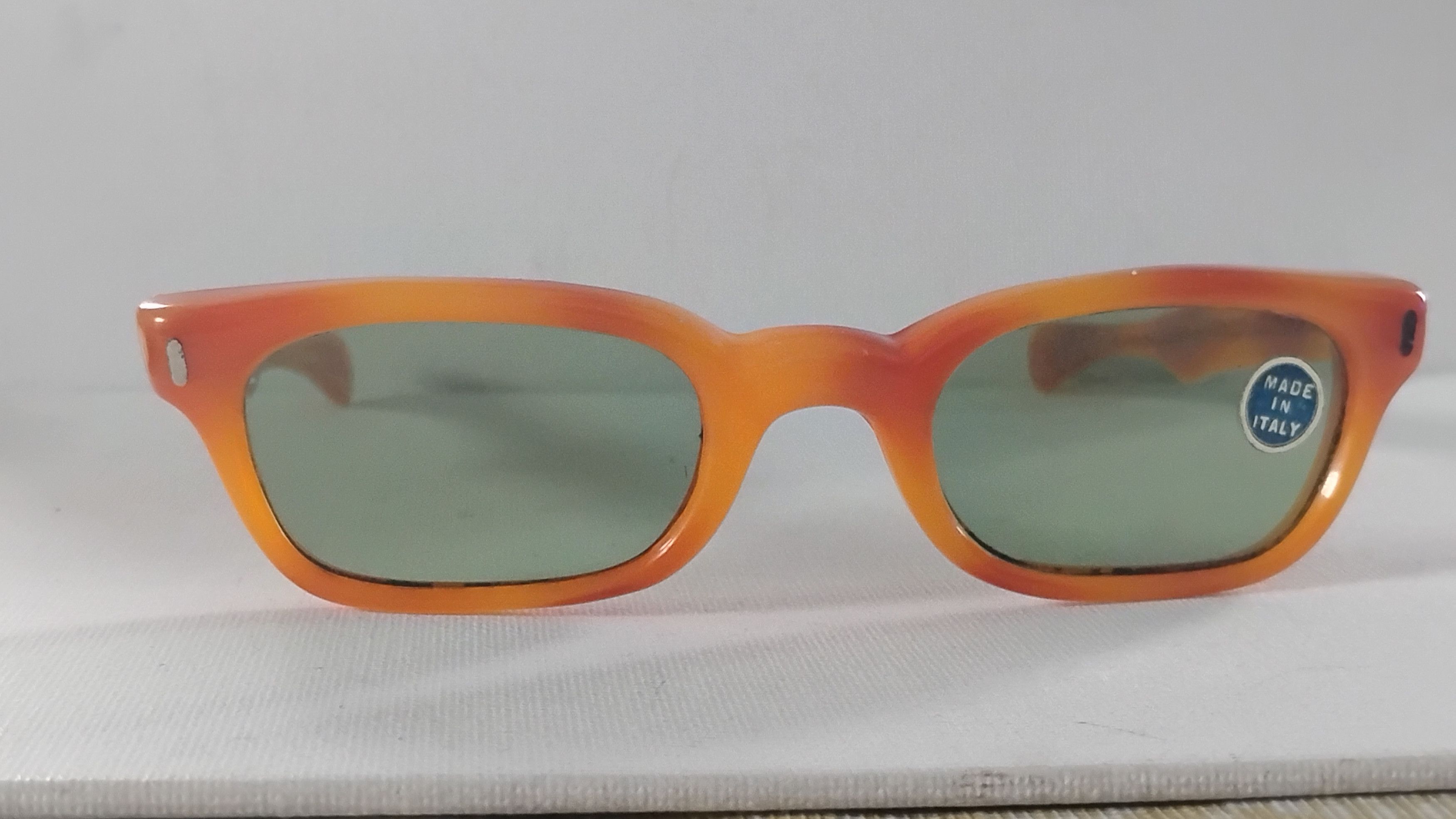 Other Rare Vintage Sunglasses with Green Glass Lenses. NOS Japan Size ONE SIZE - 2 Thumbnail