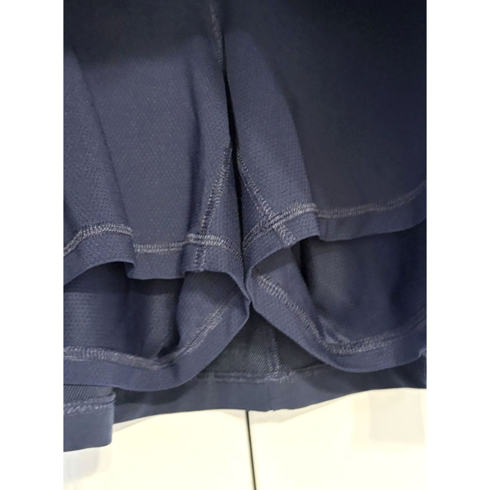 Vintage Greg Norman Women’s Skort Navy Blue 2XL Pull-On Play Dry UV Protection Short Geometric Moisture Wicking Pockets Athletic Sport Activewear Size ONE SIZE - 3 Thumbnail