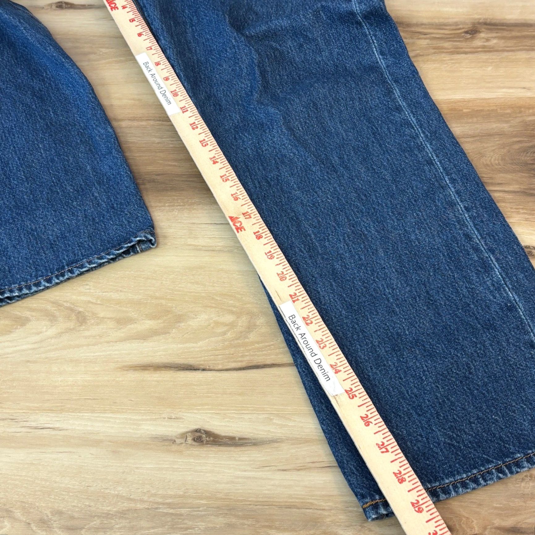Levi's VINTAGE Levi's 501 Jeans Mens W38 L29 Blue Denim Button Fly Straight Leg Size US 38 / EU 54 - 7 Thumbnail