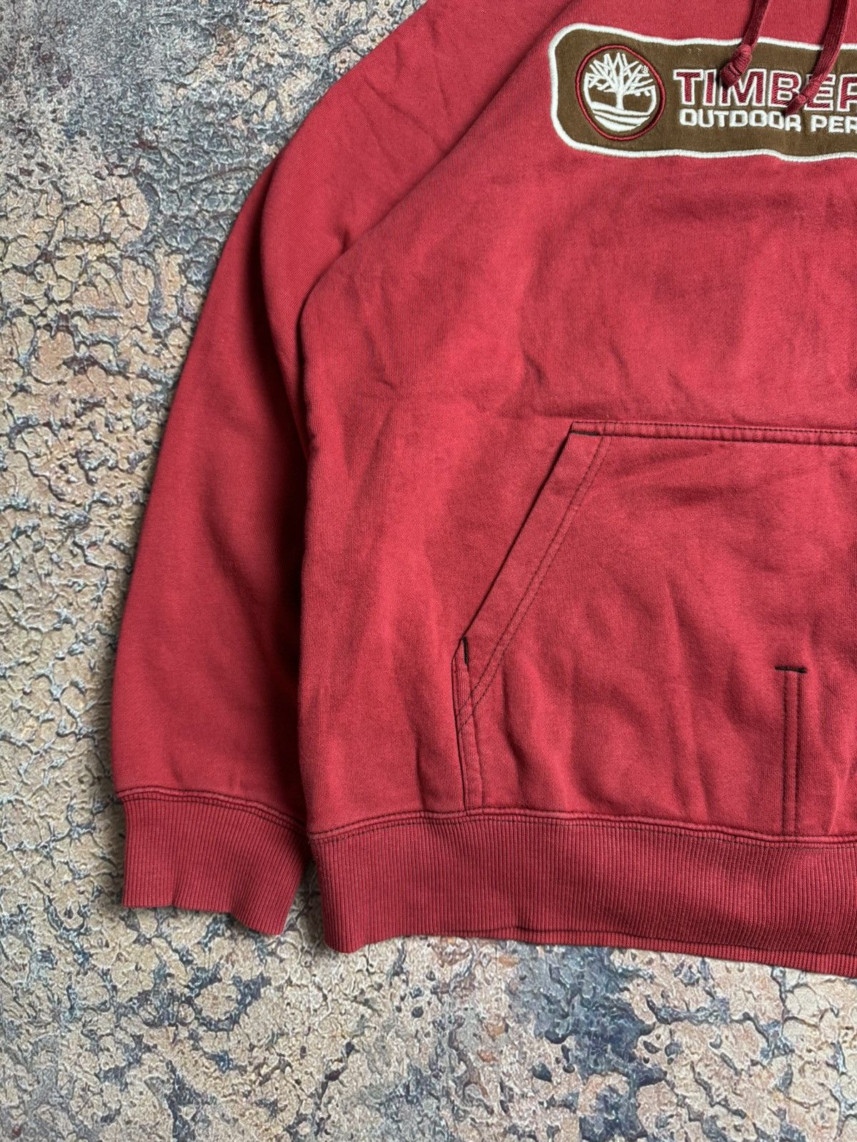 Timberland × Vintage TIMBERLAND VINTAGE BIG LOGO HOODIE Size US S / EU 44-46 / 1 - 2 Thumbnail