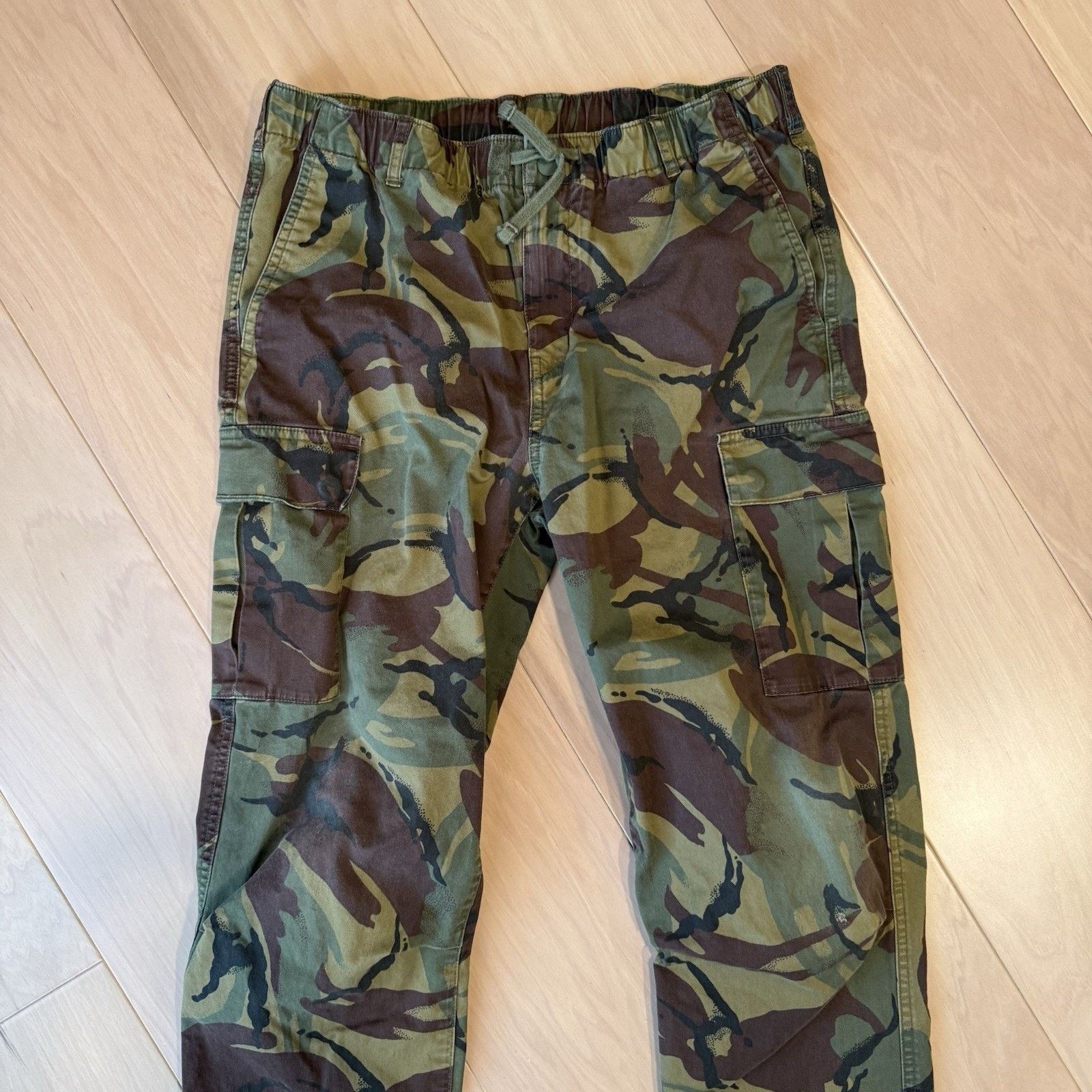 Polo Ralph Lauren Polo Ralph Lauren Cargo Pants Women's 20 Green Camouflage Size 29" - 3 Thumbnail
