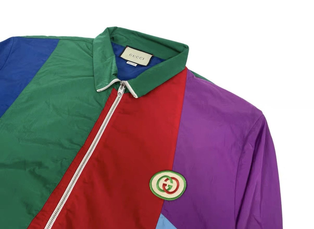 Gucci Gucci Color Block Zip-Up Jacket J31 Size US XXL / EU 58 / 5 - 3 Thumbnail