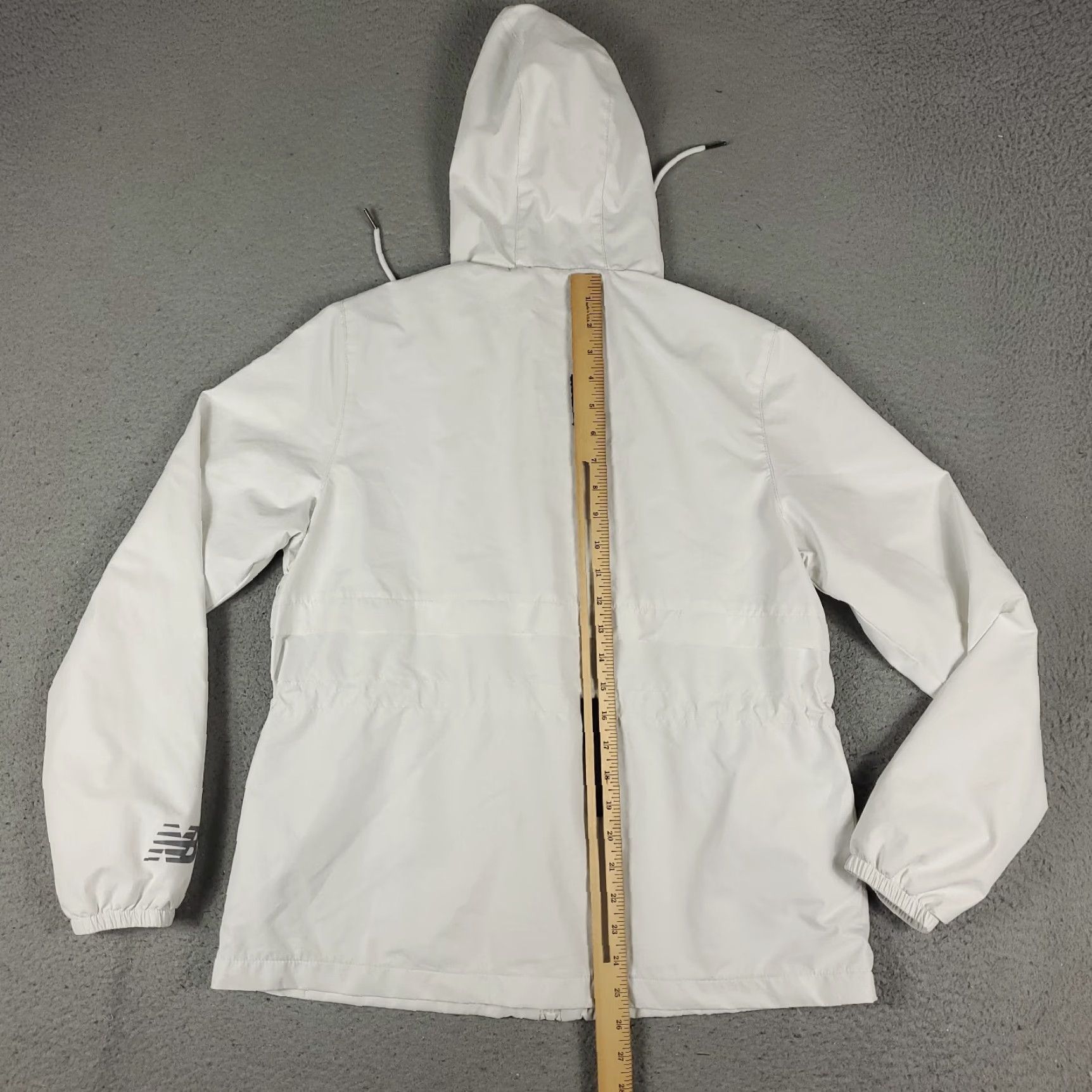 New Balance New Balance Windbreaker Jacket Womens Large White Full Zip Sports Size L / US 10 / IT 46 - 5 Thumbnail