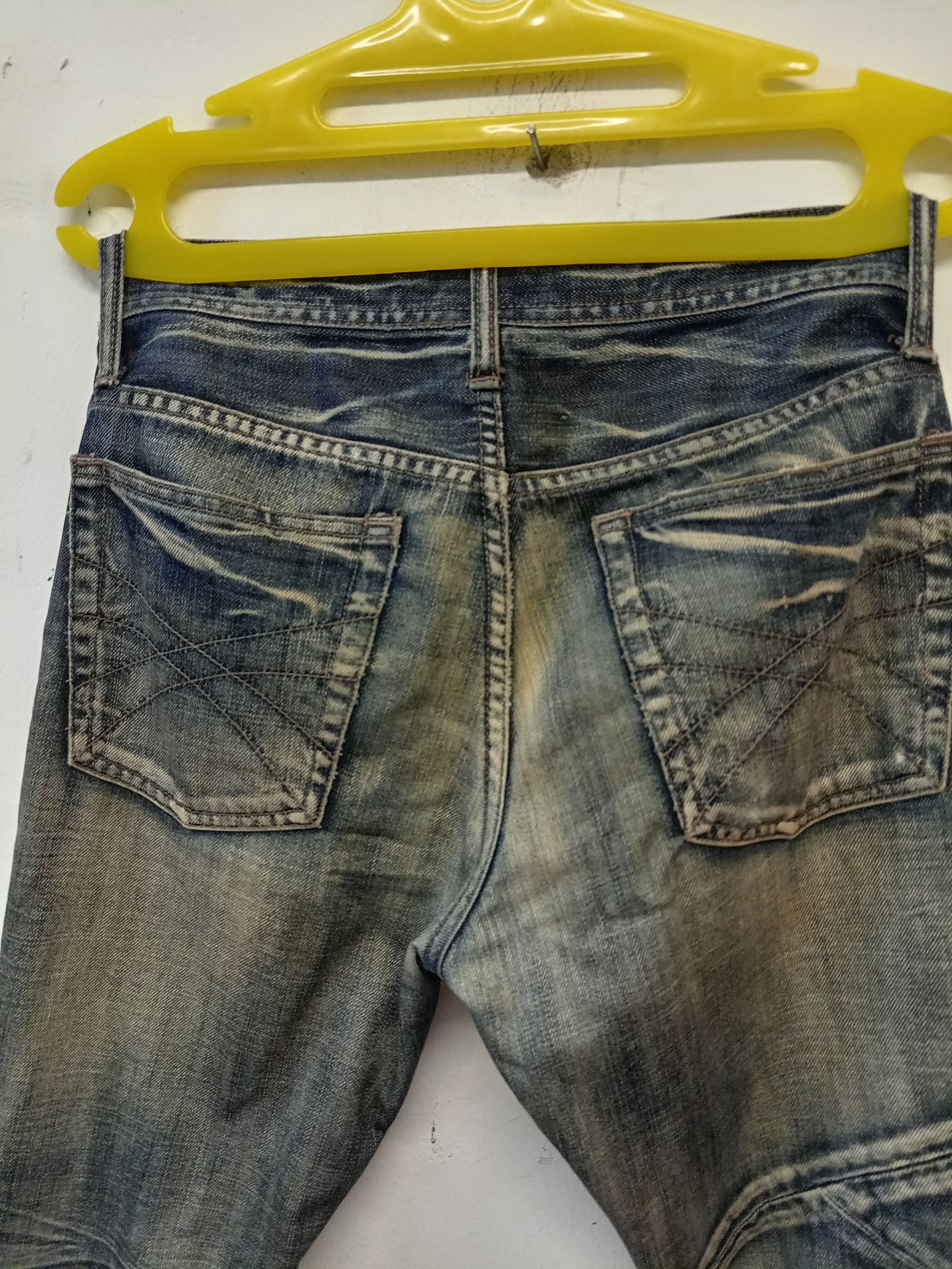 Japanese Brand EDGE RUPERT Distressed denim jeans Size US 30 / EU 46 - 4 Thumbnail