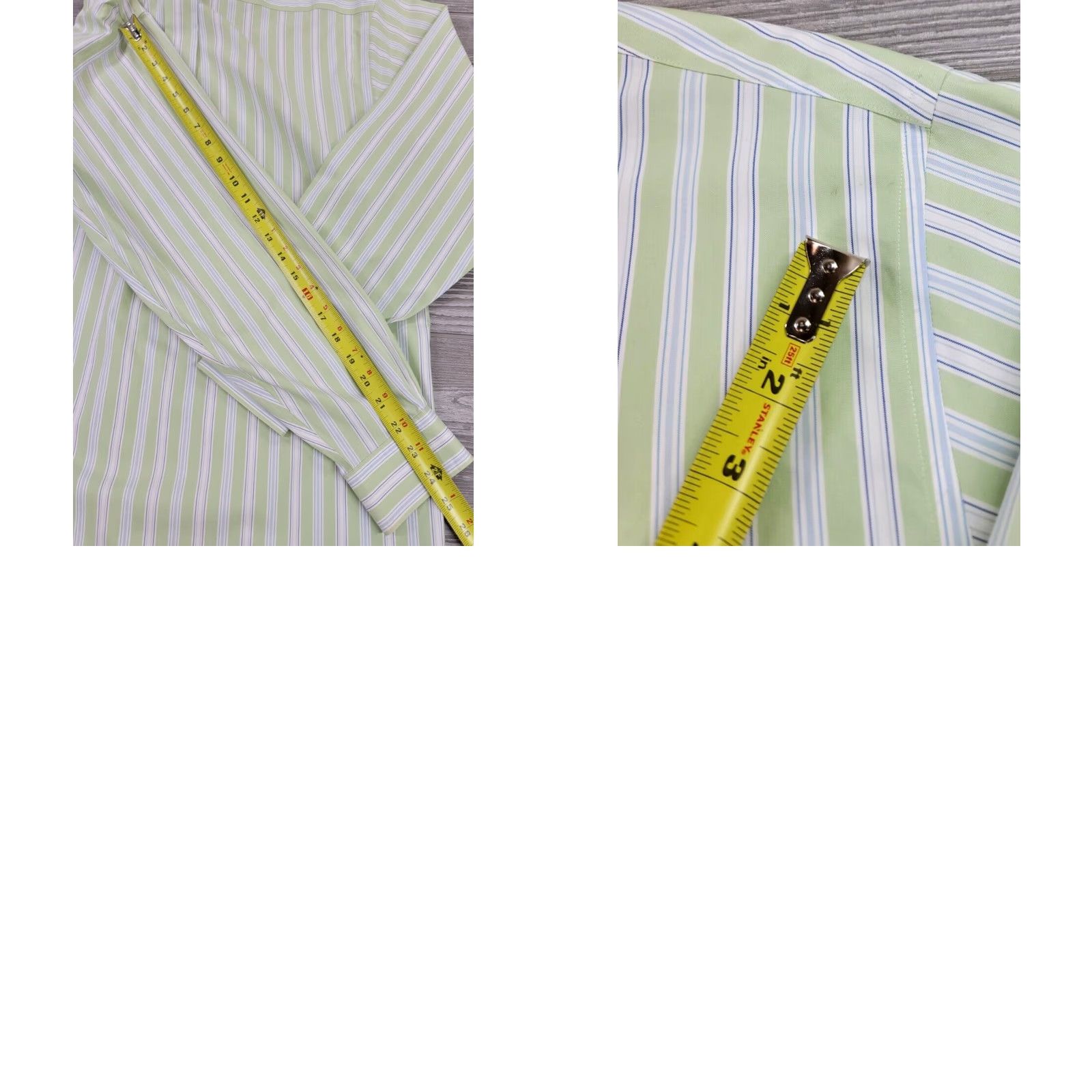 Brooks Brothers Brooks Brothers Button-Up Shirt Men M Green Stripe Non Iron Cotton Button-Down Collar 346 Regular Size Type Size US M / EU 48-50 / 2 - 8 Thumbnail