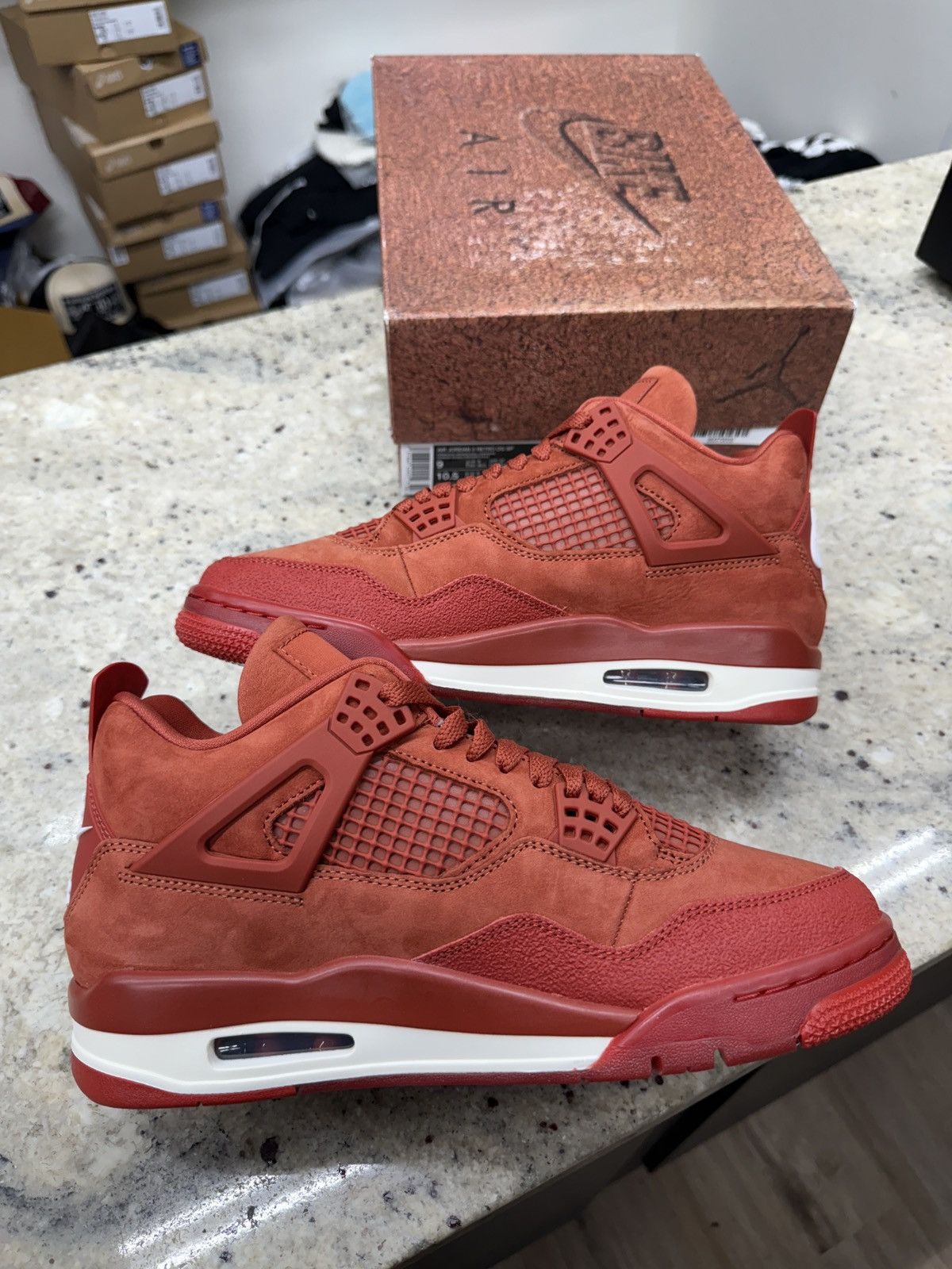 Nike Air Jordan 4 Retro OG SP Nigel Sylvester Brick By Brick Size US 9 / EU 42 - 2 Thumbnail