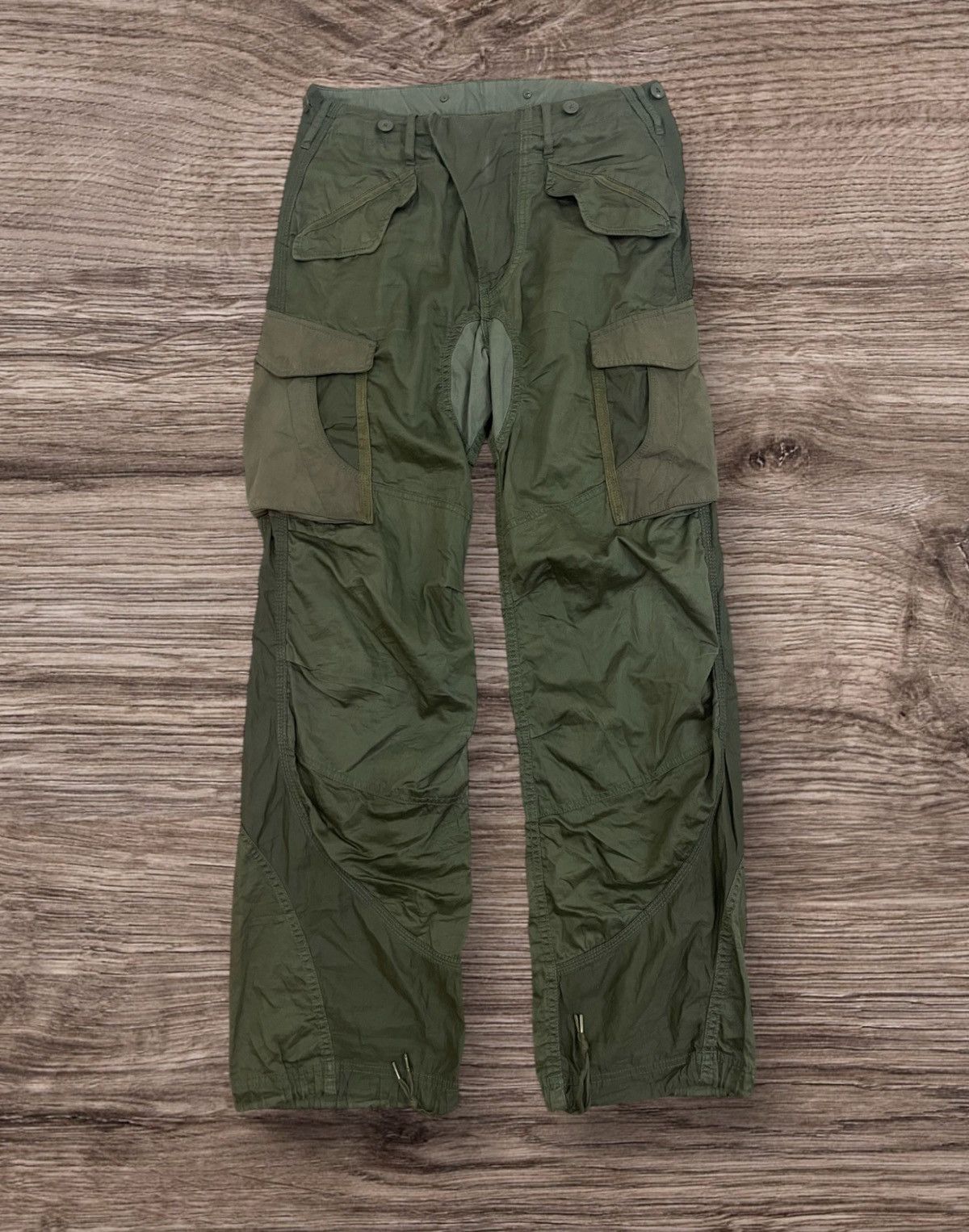 Japanese Brand 💸BINDING OFFER💸 G.O.A Suspender Flared Cargo Pants Size US 32 / EU 48 - 3 Thumbnail