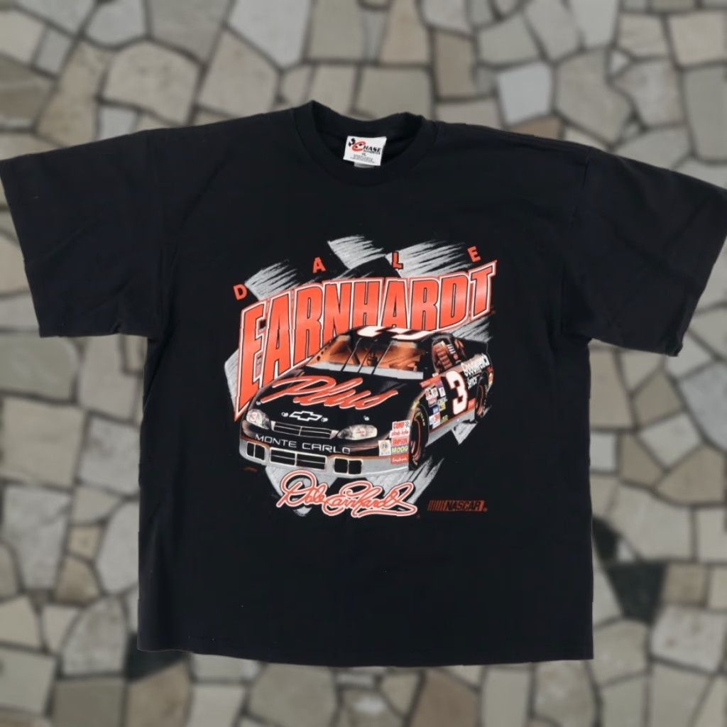 Chase Authentics VINTAGE Chase Authentics T-Shirt Black XL Men Dale Earnhardt Get Used to the View VTG Size US XL / EU 56 / 4 - 1 Thumbnail