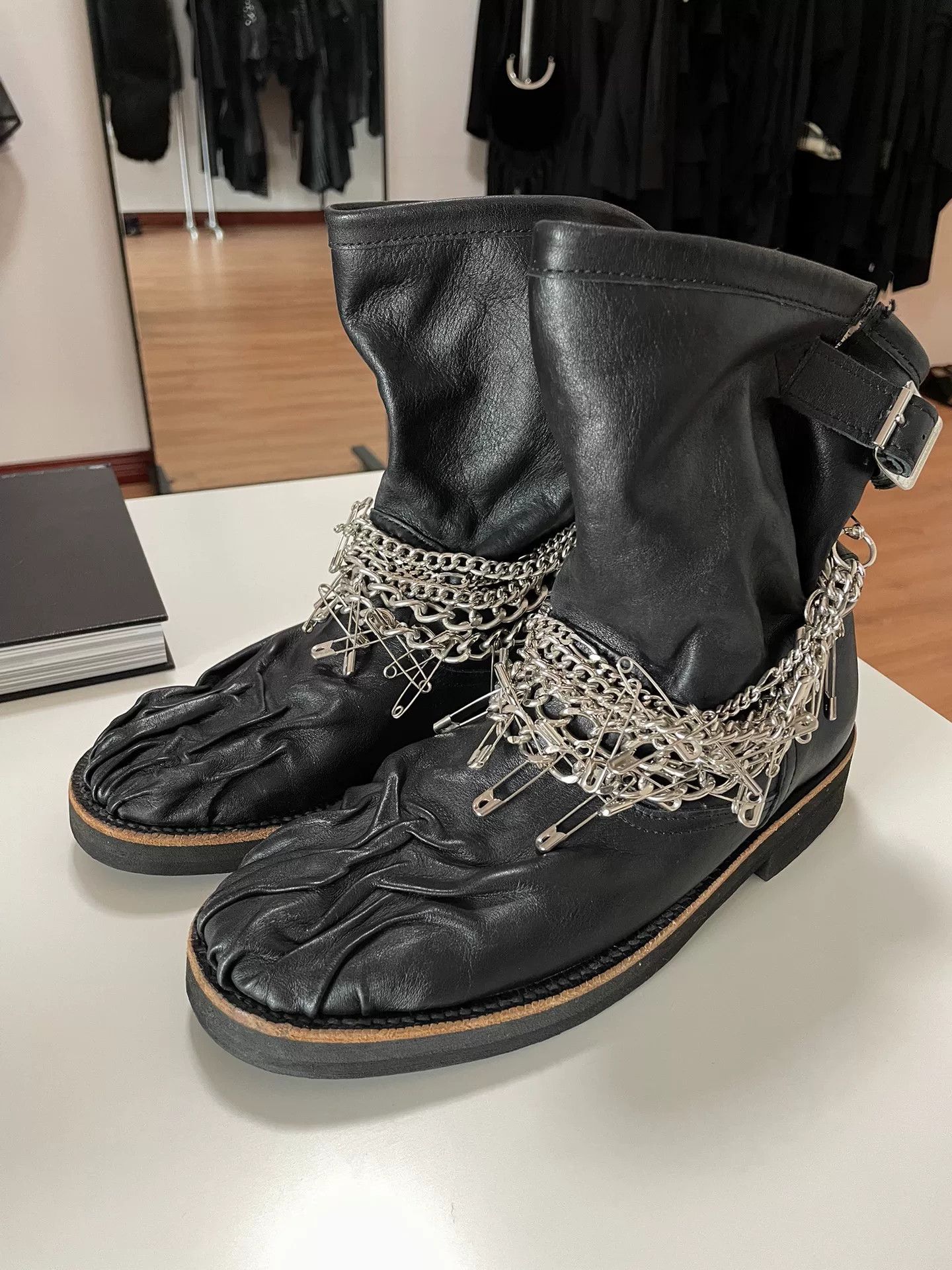 Comme des Garcons Comme des Garçons Tricot Mid-Calf Boots Size US 4 / IT 34 - 1 Thumbnail