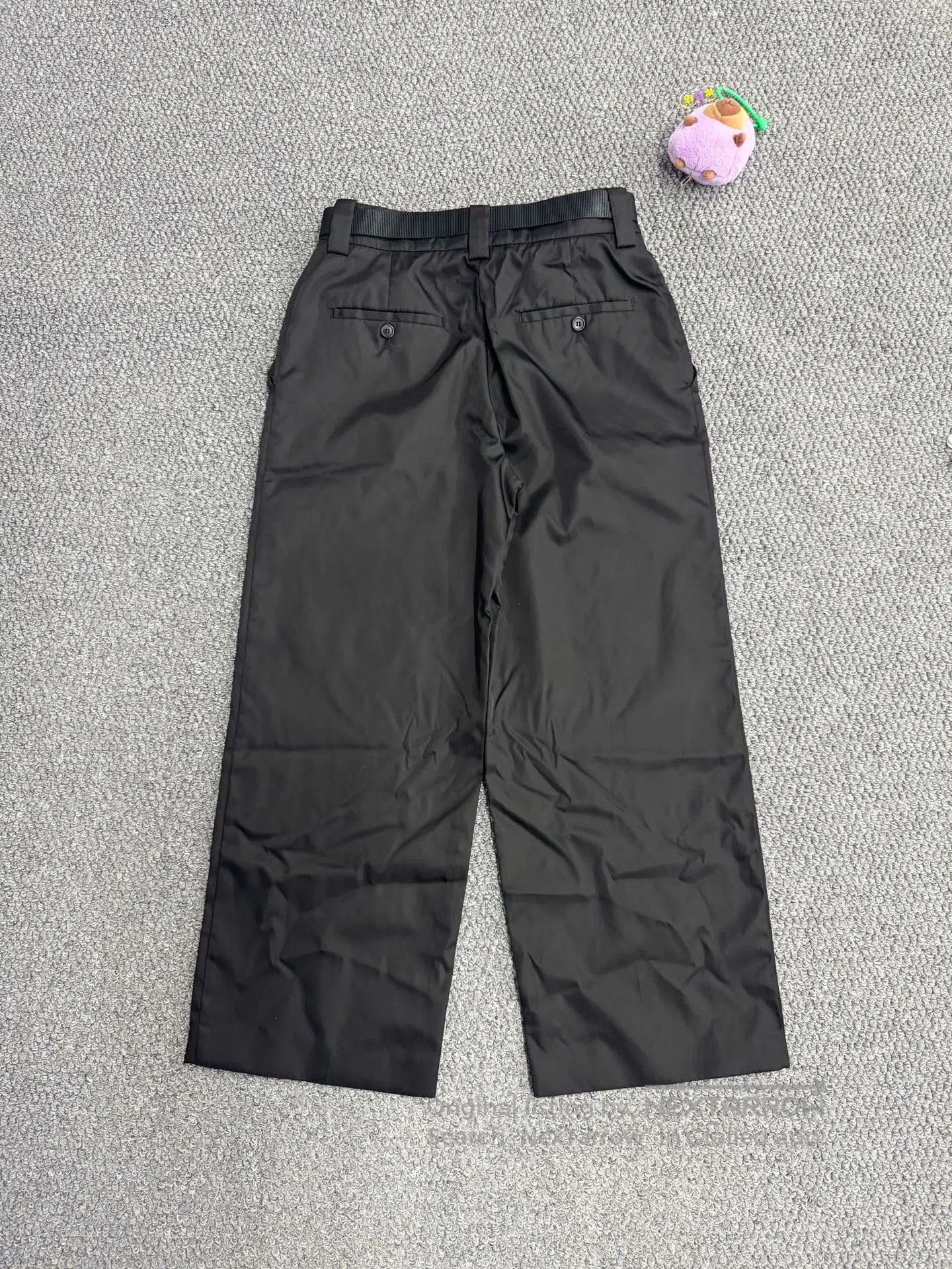 Prada Prada Black Pocket Waist Bag Nylon Pants| Size US 40 / EU 56 - 2 Thumbnail
