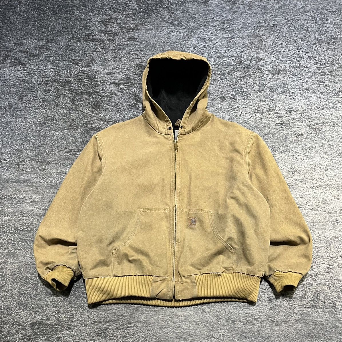Carhartt VINTAGE CARHARTT TAN BROWN FADED JACKET HOODED WORKWEAR XXL Size US XXL / EU 58 / 5 - 1 Thumbnail