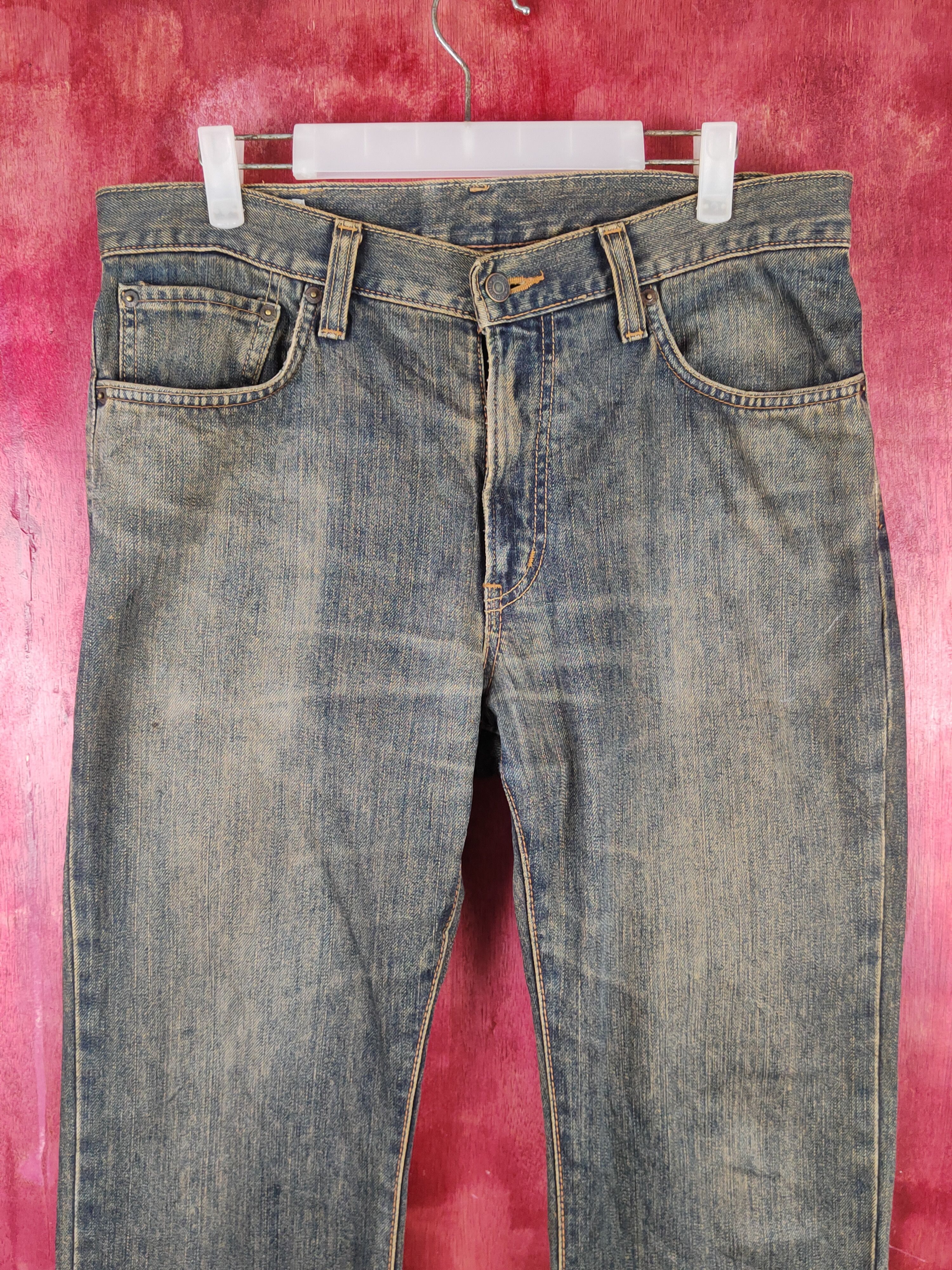 Edwin Edwin Dark Blue Faded Multipocket Denim #S1618 Size US 34 / EU 50 - 2 Thumbnail