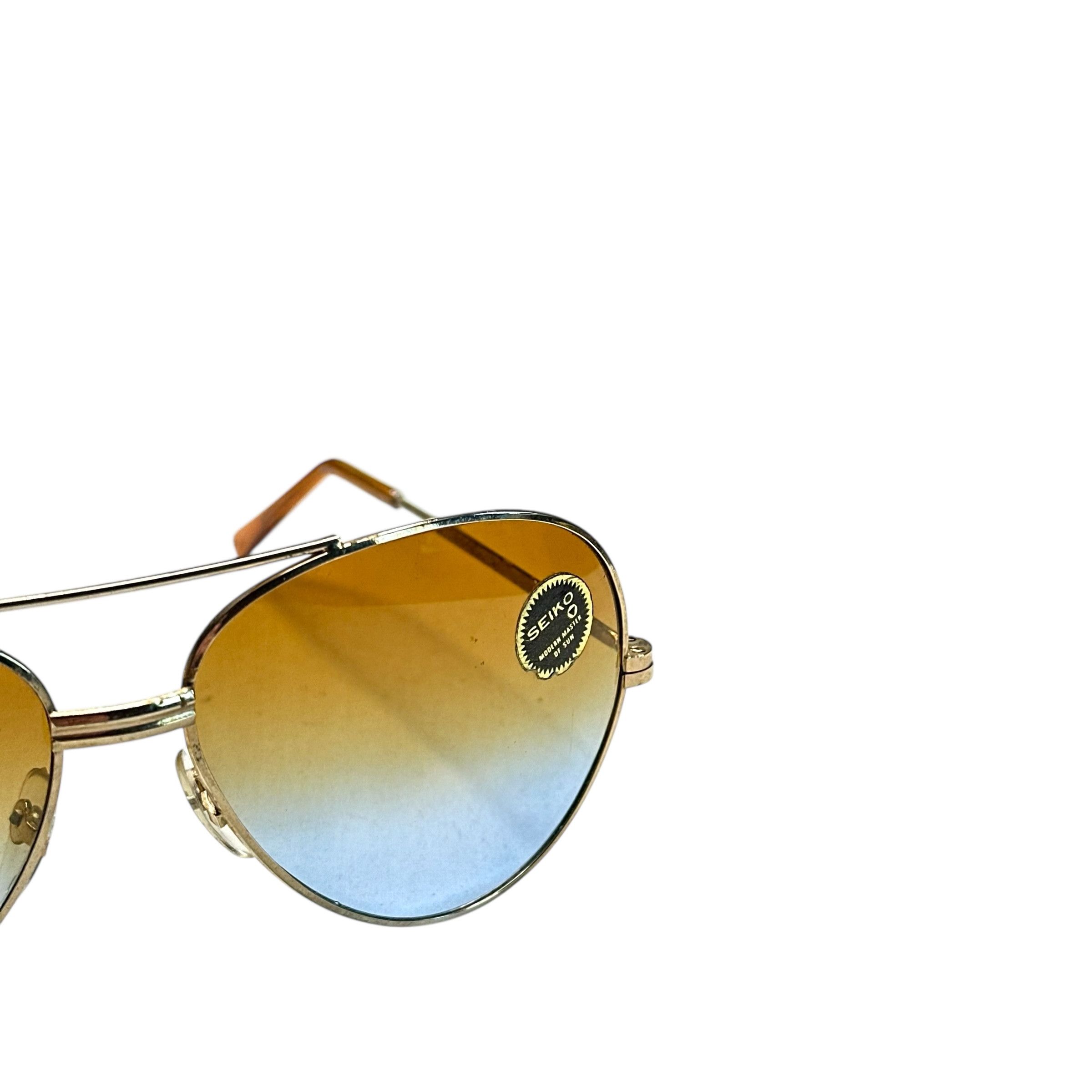 Japanese Brand Seiko Japan Aviator Sunglasses Size ONE SIZE - 3 Thumbnail