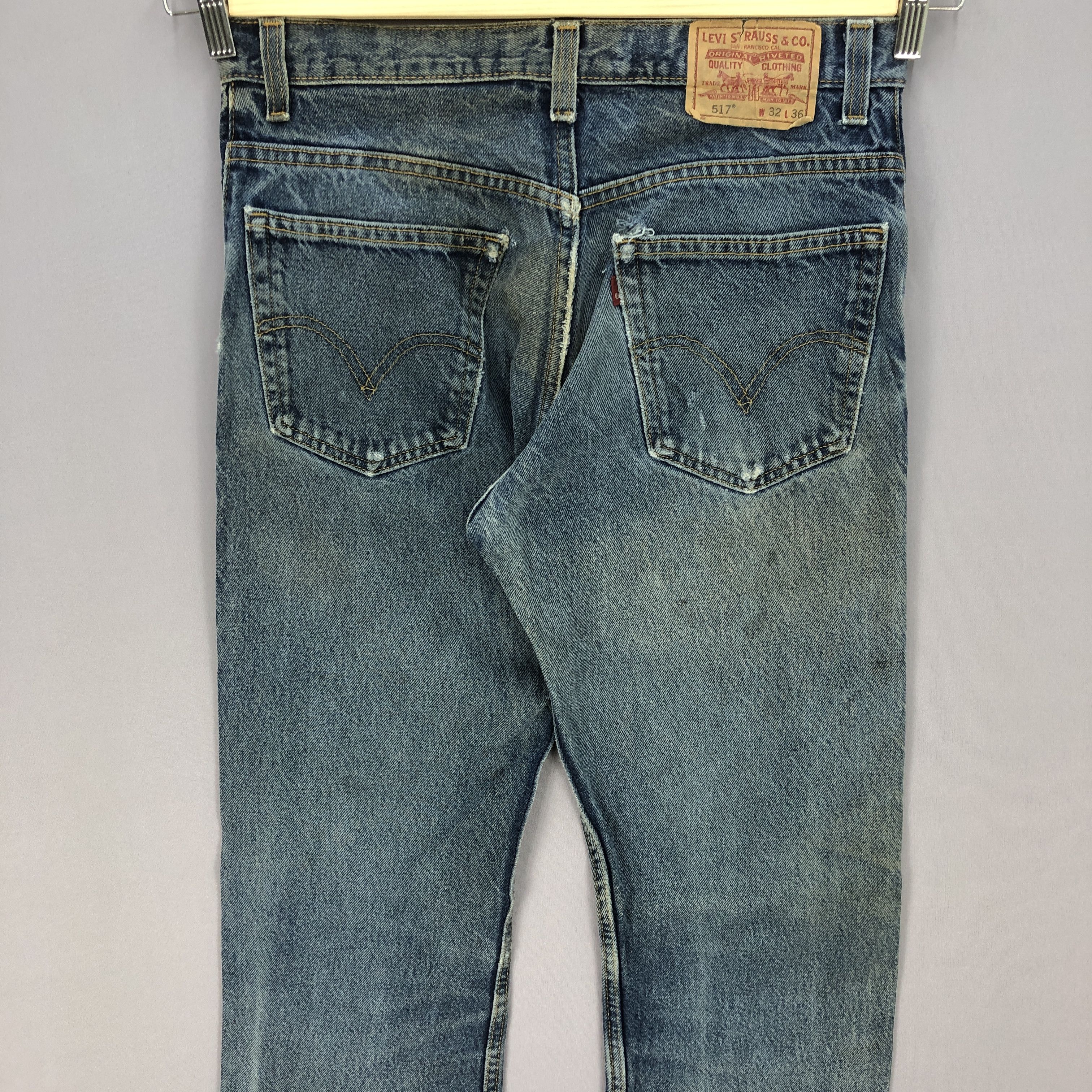 Levi's Vintage Y2K Levis 517 Jeans Levi's Bootcut Flare Denim Size US 32 / EU 48 - 4 Thumbnail