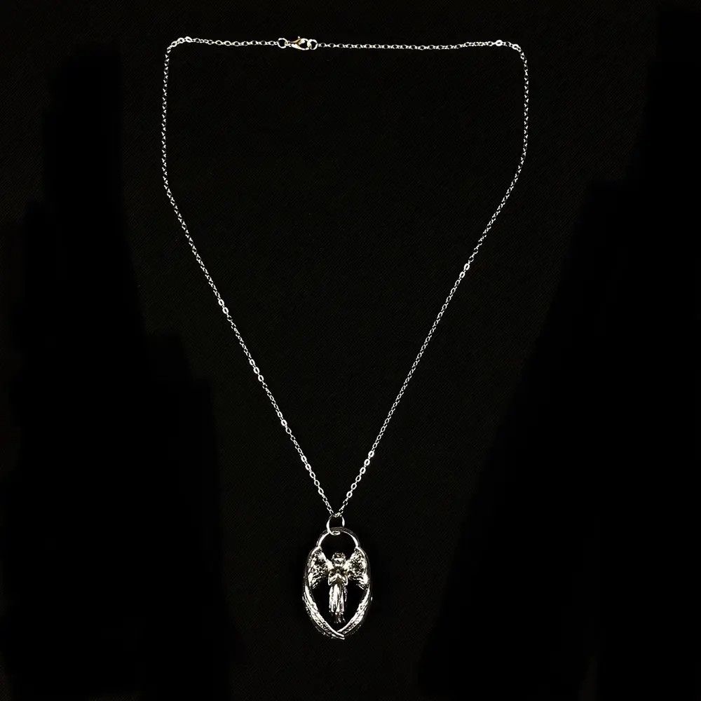 Jewelry Angel Necklace Punk Chain Size ONE SIZE - 2 Thumbnail
