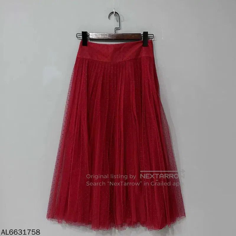 Dior Dior Red Women's Midi Skirt . Size 28" / US 6 / IT 42 - 3 Thumbnail