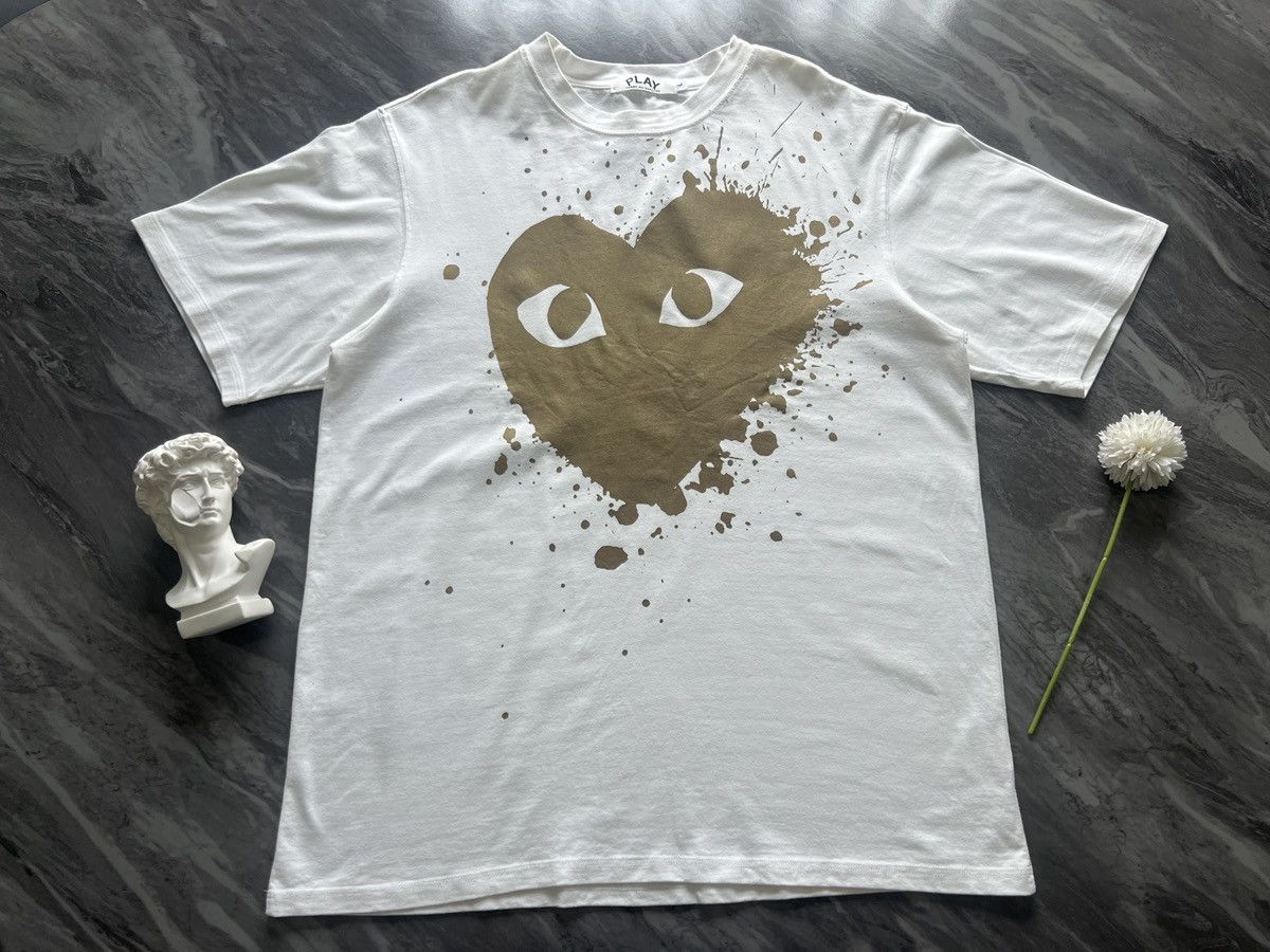 Comme des Garcons PLAY Comme de Garcons x Play : Big Golden Heart Size US L / EU 52-54 / 3 - 2 Thumbnail