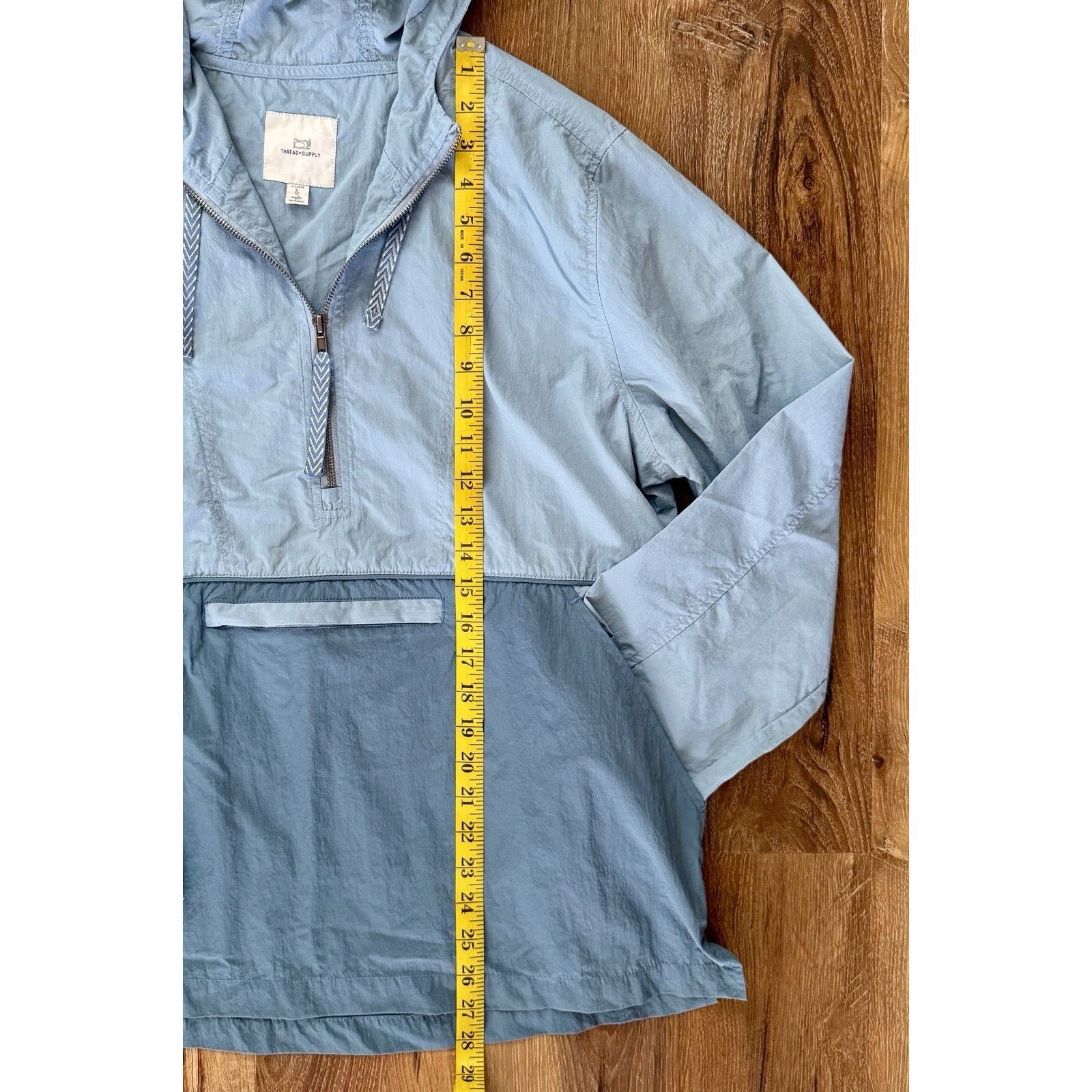 Old Navy Thread & Supply Women’s Pullover Windbreaker Hooded Jacket Size L / US 10 / IT 46 - 4 Thumbnail