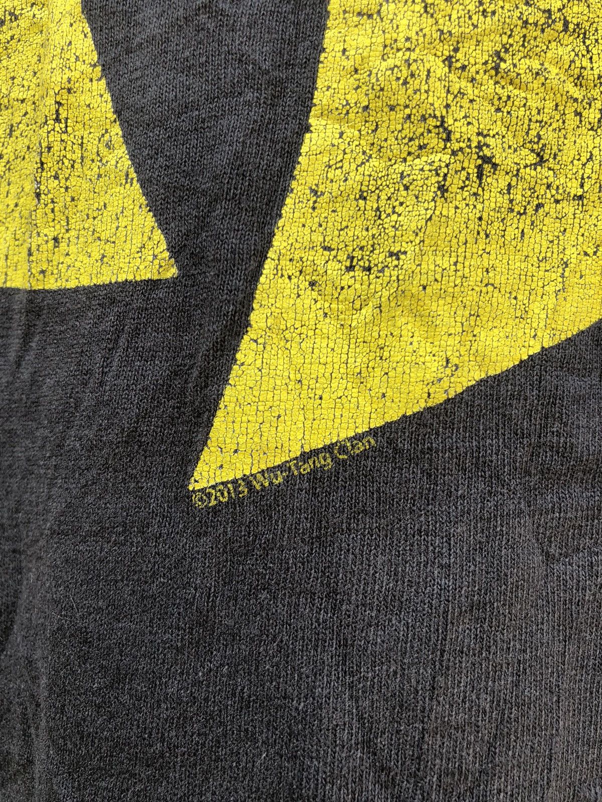 Band Tees Vintage Crazy Sunfaded Wutang Clan CREAM Rap Tees Size US L / EU 52-54 / 3 - 8 Thumbnail