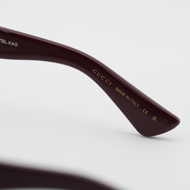 Gucci Gucci GG1581O 005 Eyeglasses Black 55mm Cat Eye Frame Size ONE SIZE - 9 Thumbnail
