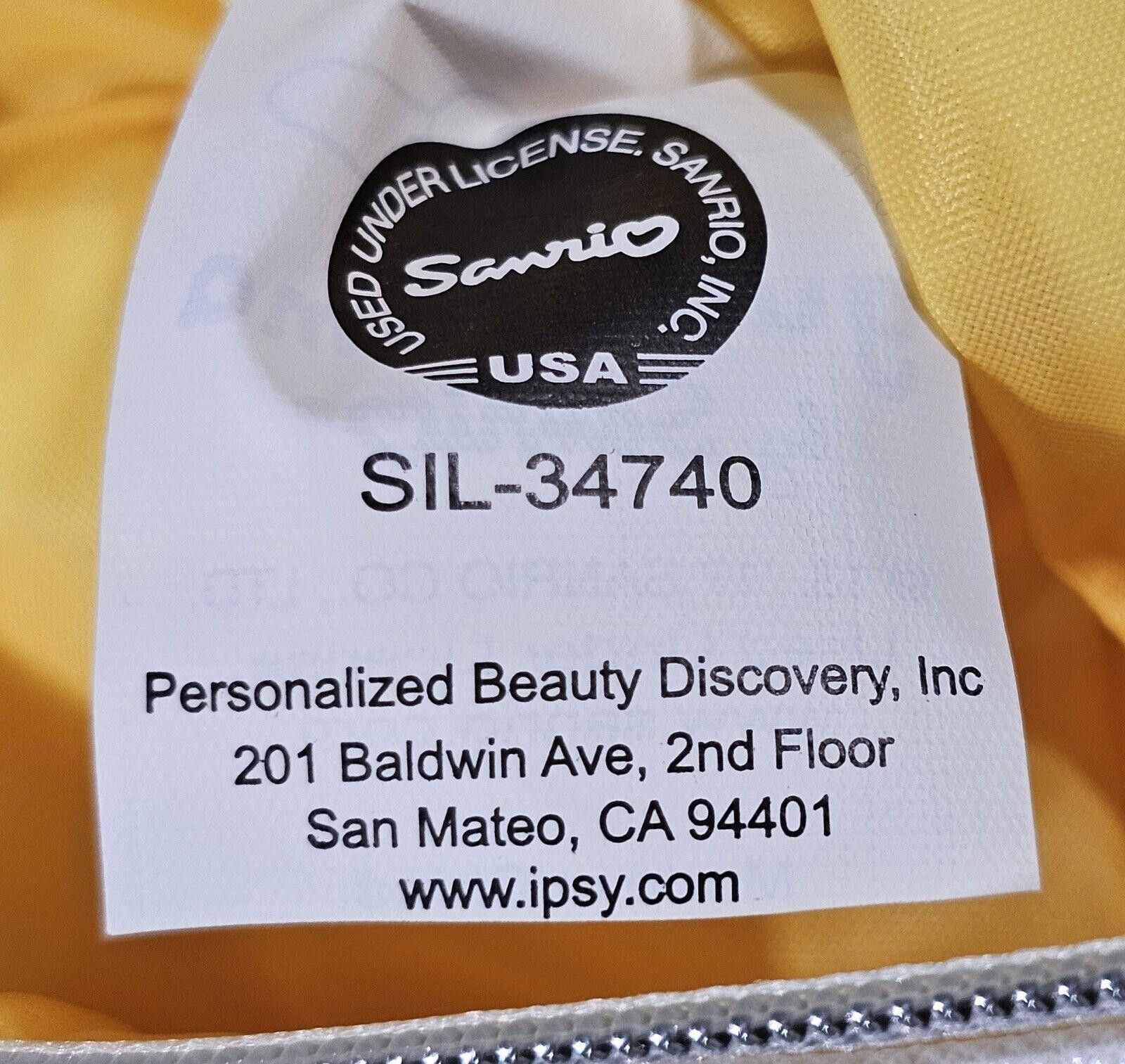 Designer Ipsy Gudetama the Lazy Egg by Sanrio Zippered Makeup Bag Size ONE SIZE - 6 Thumbnail