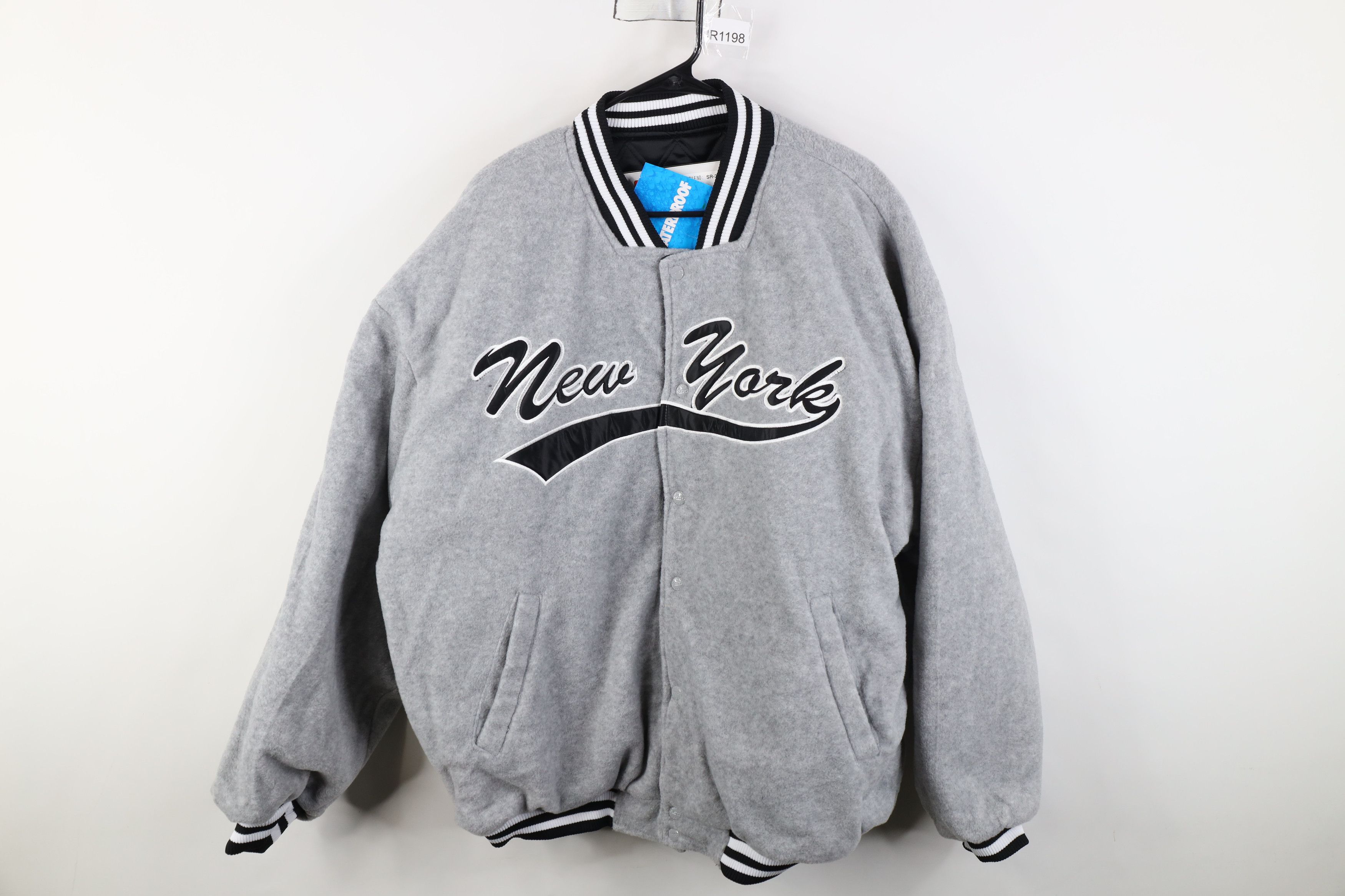 Vintage Deadstock Vintage 90s Reversible New York Bomber Jacket Size US XXL / EU 58 / 5 - 1 Thumbnail