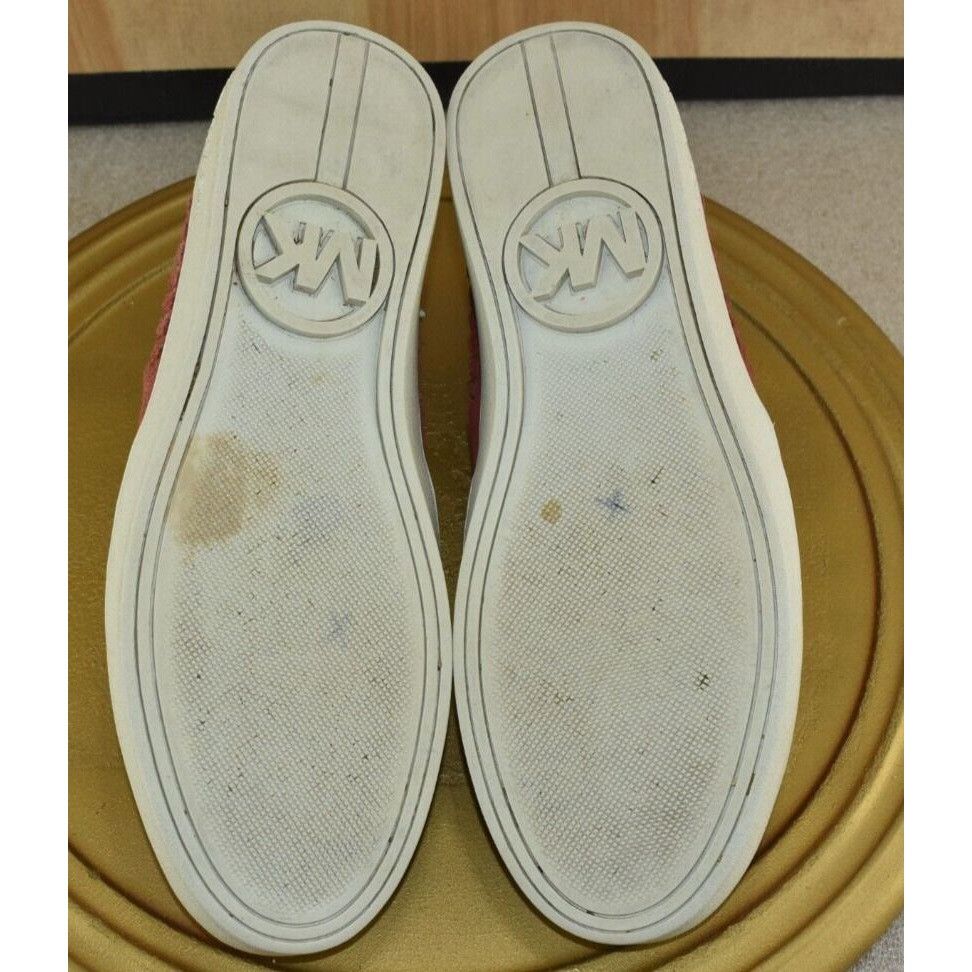 Michael Kors Michael Kors Womens Stevie Suede Red Slip On Boat Shoes Size Size US 8.5 / IT 38.5 - 9 Thumbnail