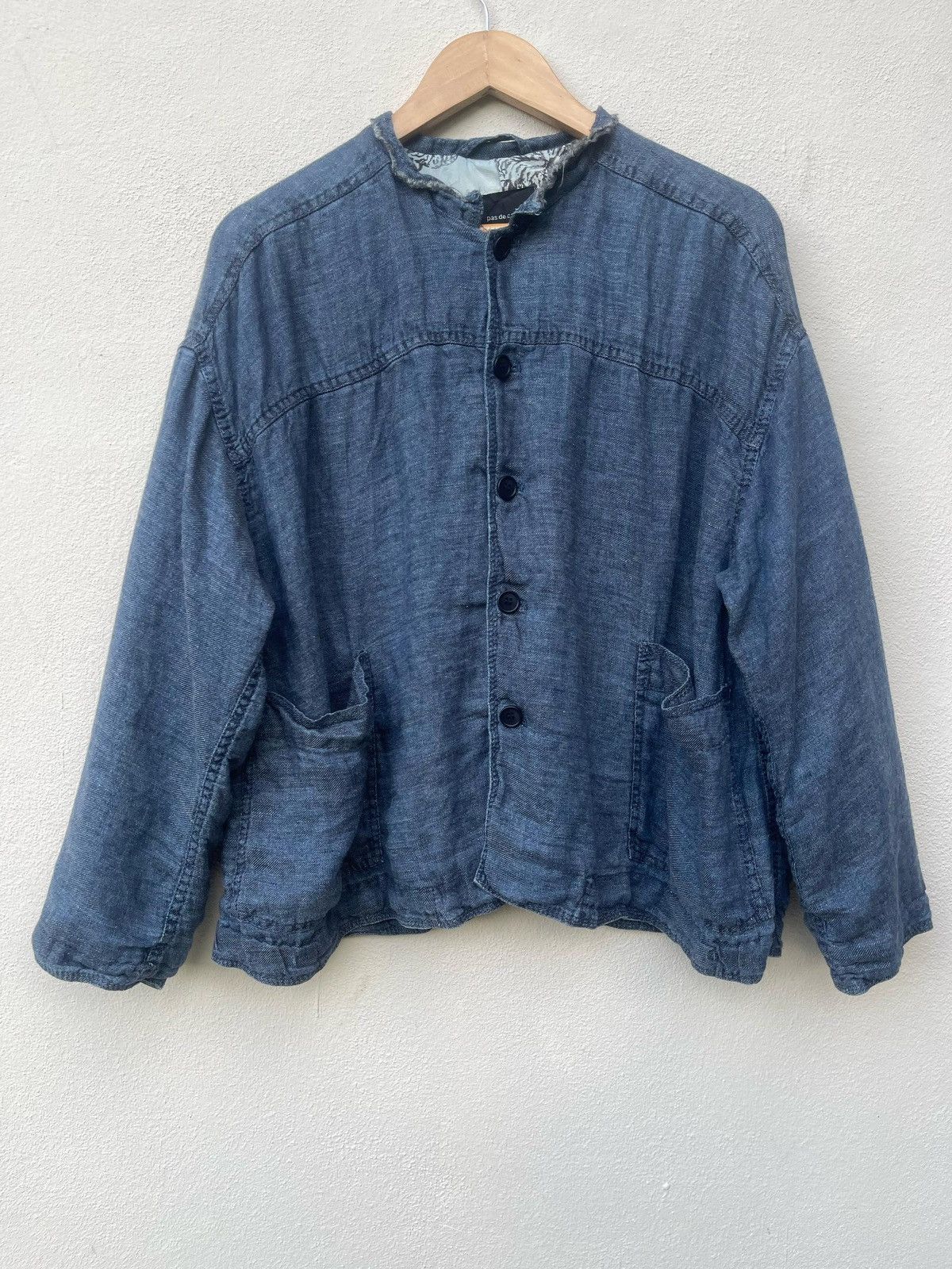 If Six Was Nine × Japanese Brand × Pas de Calais Pas De Calais Denim Jacket Size US L / EU 52-54 / 3 - 8 Thumbnail