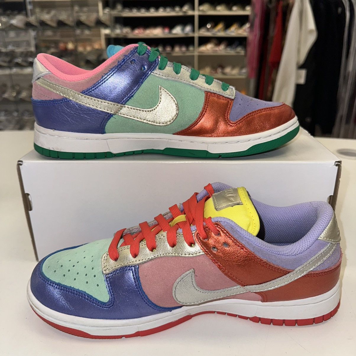 Nike Size 9.5W (8M) - Nike Dunk Low Sunset Pulse (DN0855-600) Size US 9.5 / IT 39.5 - 2 Thumbnail