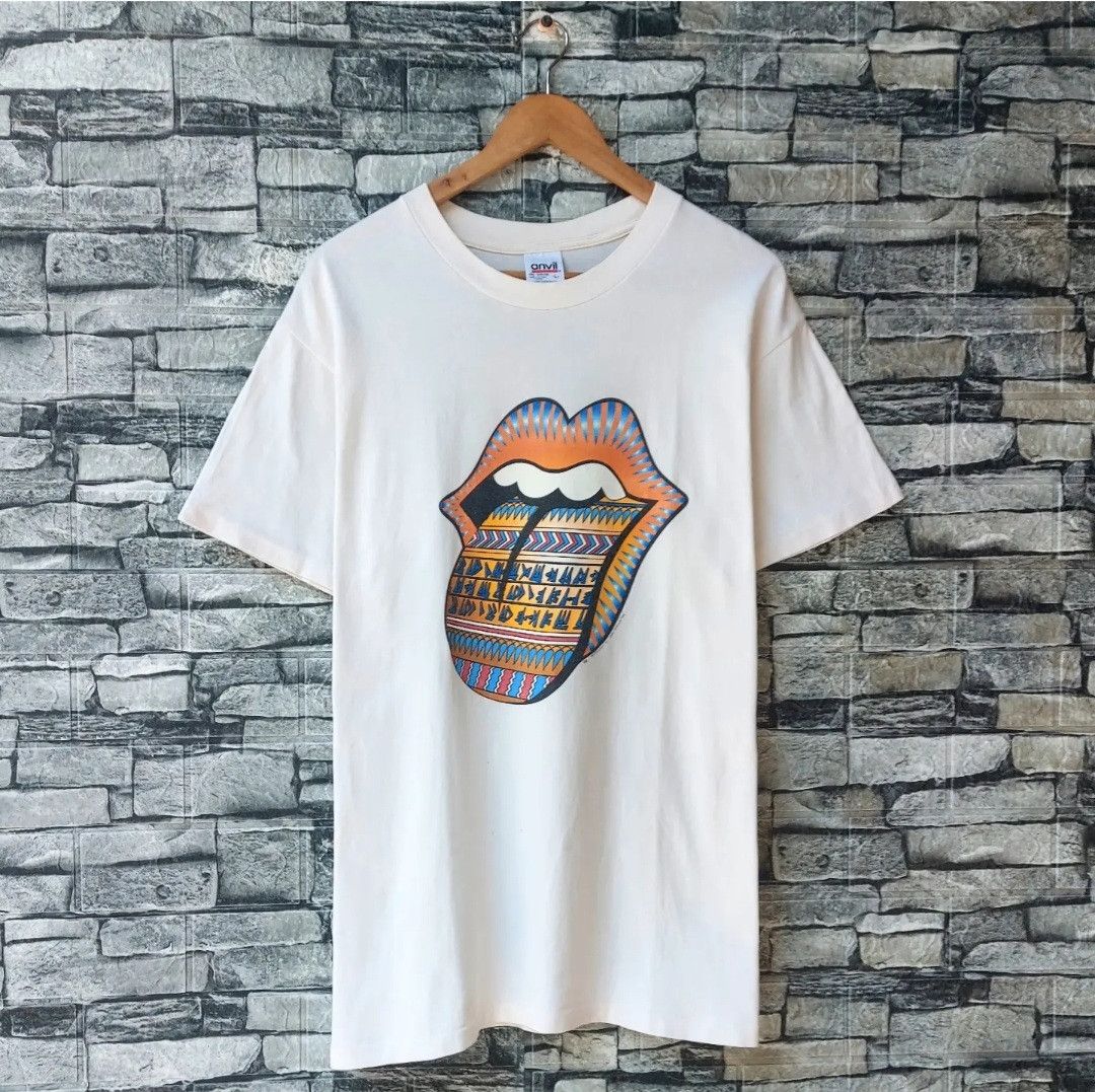 Band Tees 90s The Rolling Stones Bridges To Babylon World Tour 97/98 Size US M / EU 48-50 / 2 - 1 Thumbnail